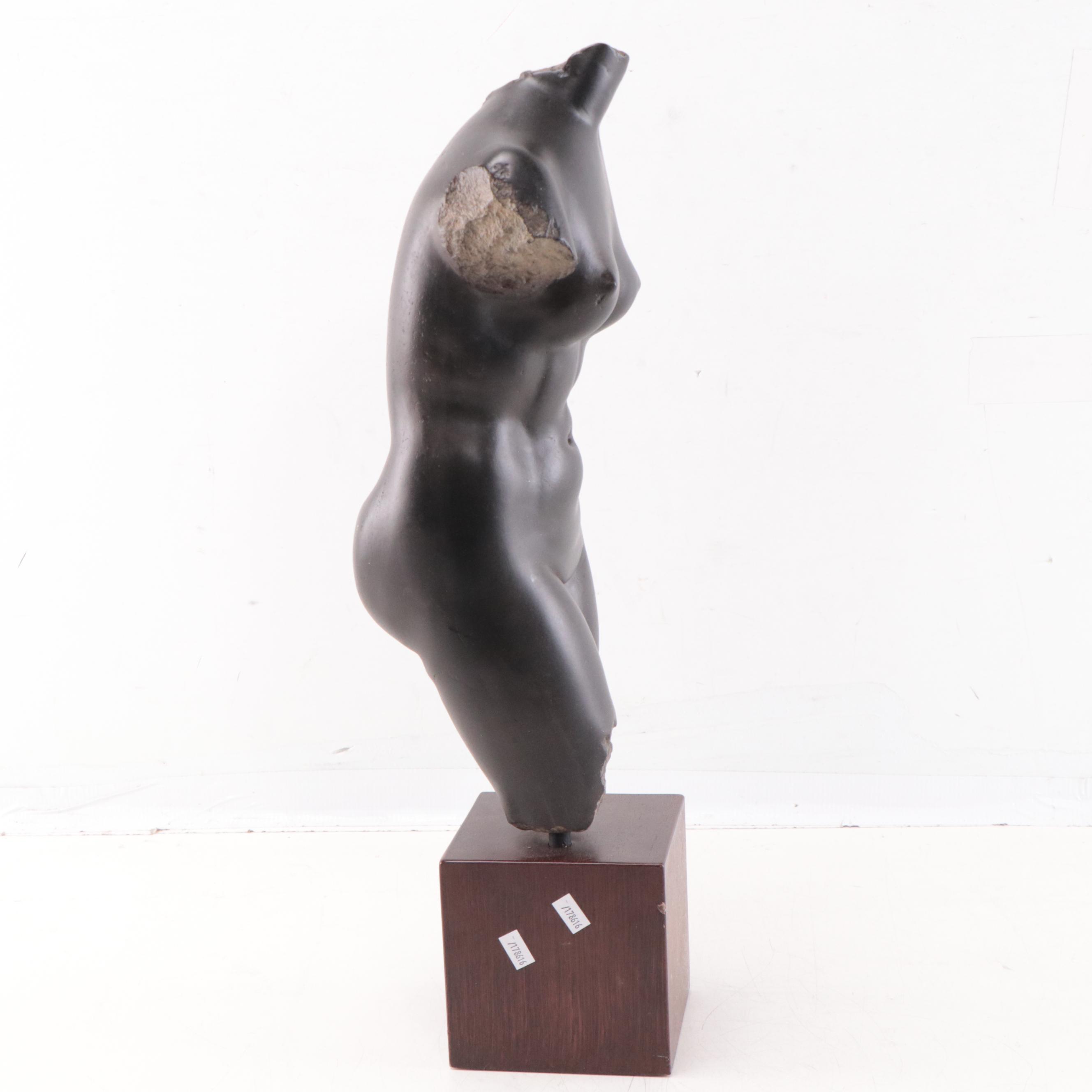 Fiberglass Sculpture After Torso of Aphrodite