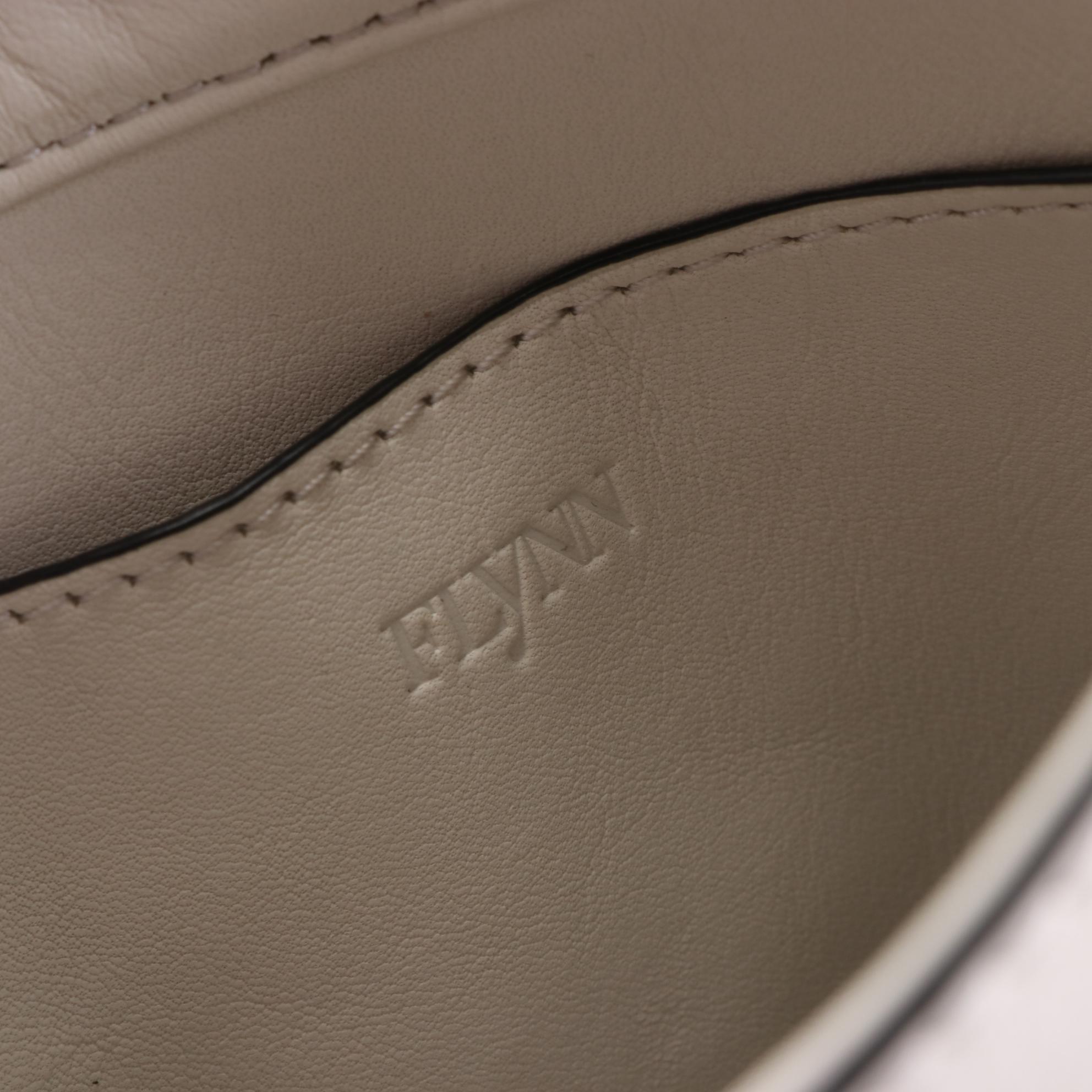 Isaac Mizrahi Bicolor Leather Tote and Flynn Off-White Leather Shoulder Bags