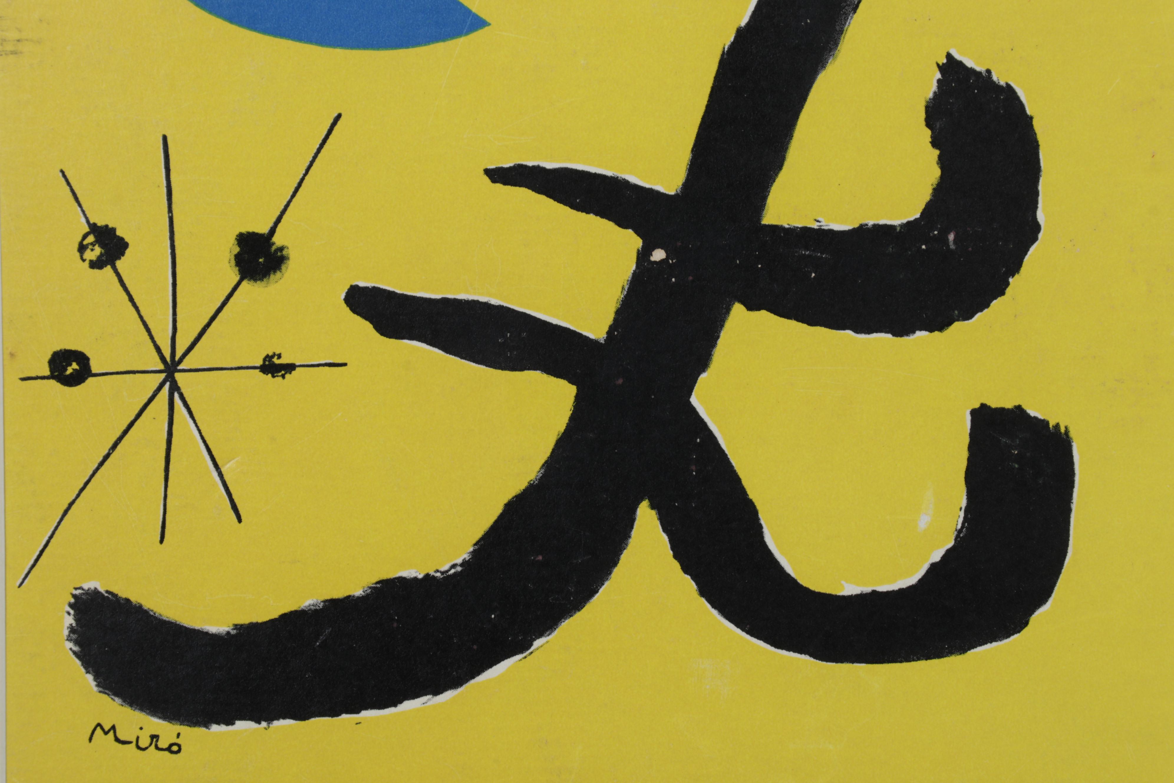 Joan Miró Color Lithograph for Henri Cartier-Bresson's "The Europeans," 1955