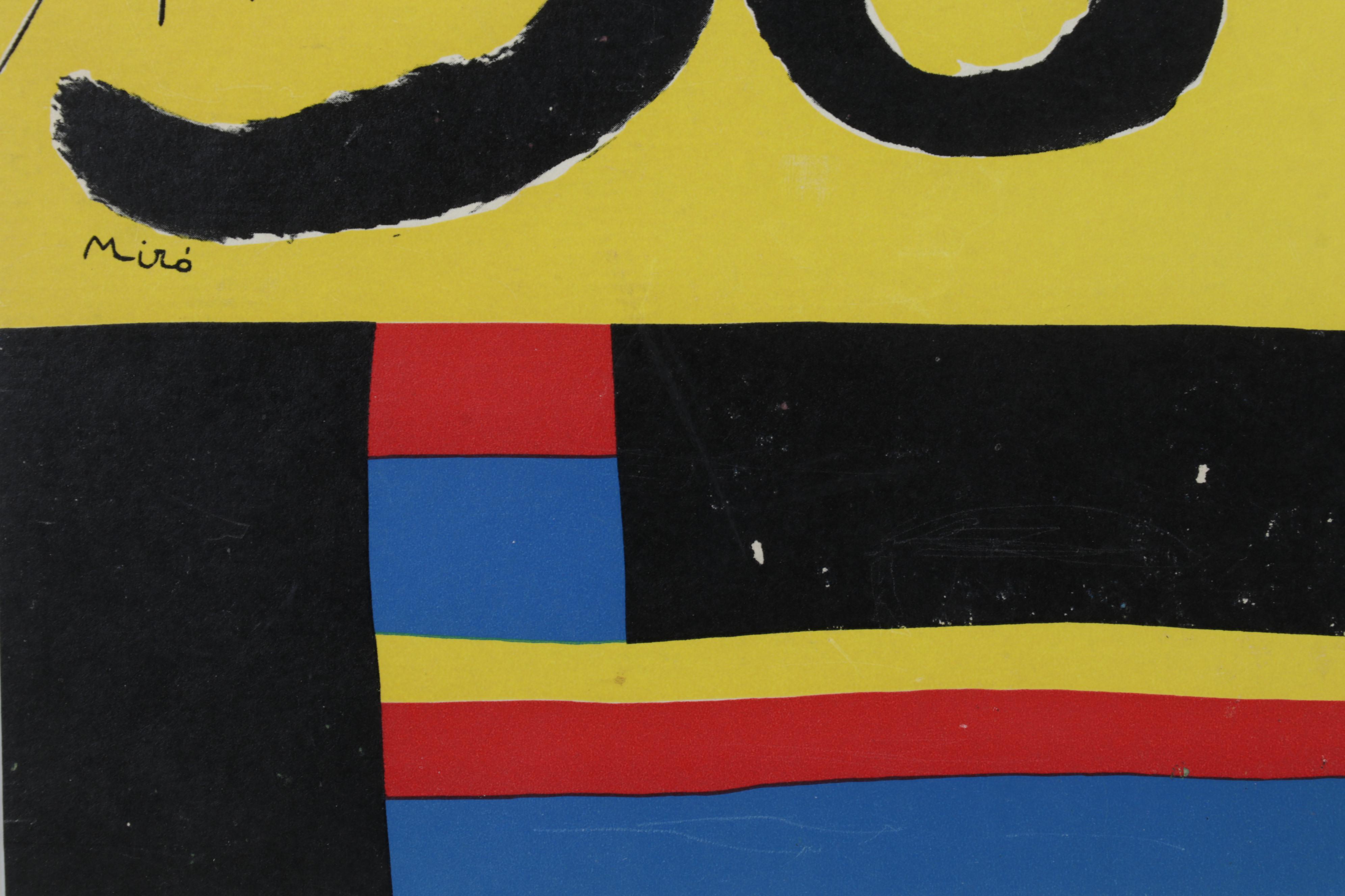 Joan Miró Color Lithograph for Henri Cartier-Bresson's "The Europeans," 1955