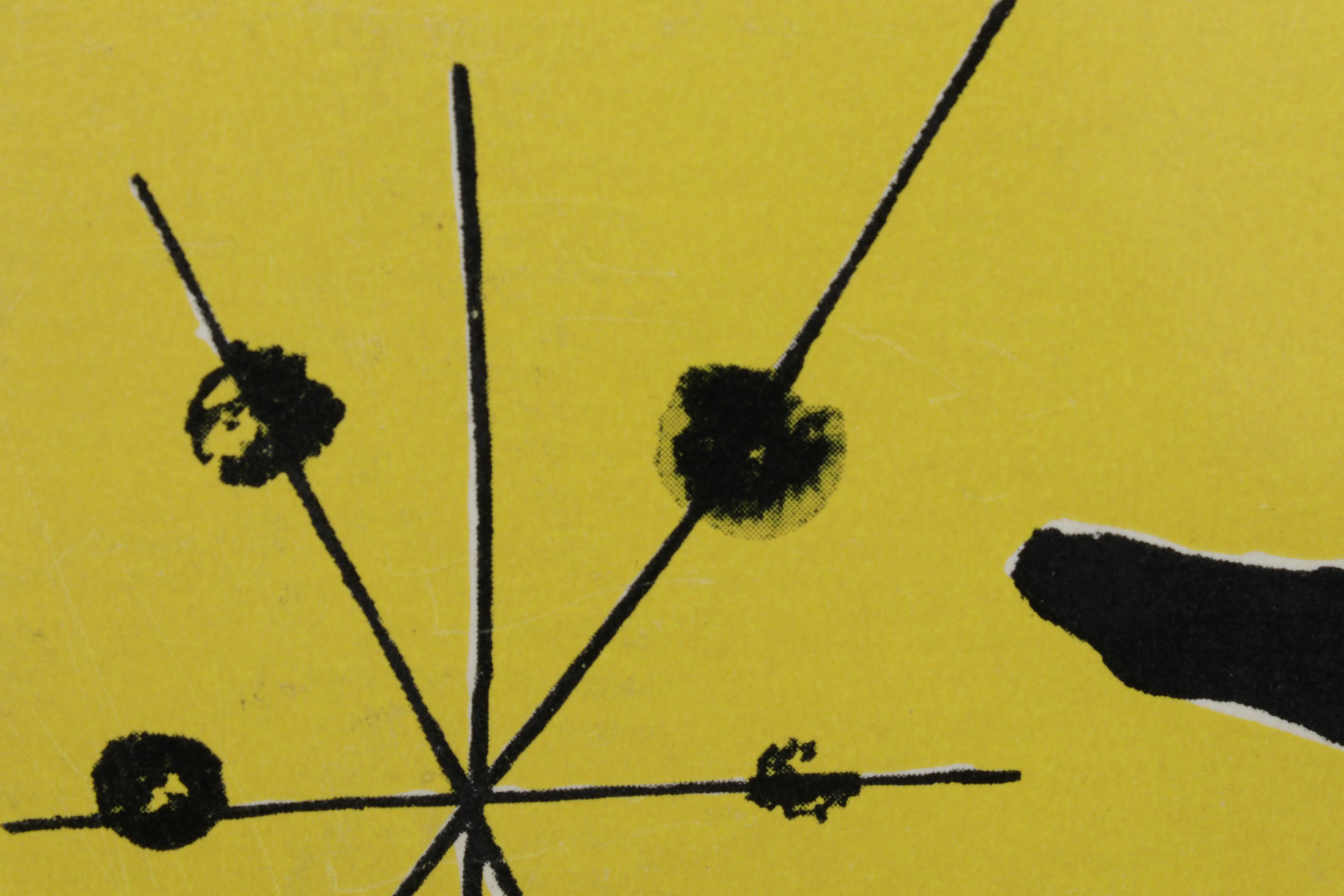 Joan Miró Color Lithograph for Henri Cartier-Bresson's "The Europeans," 1955