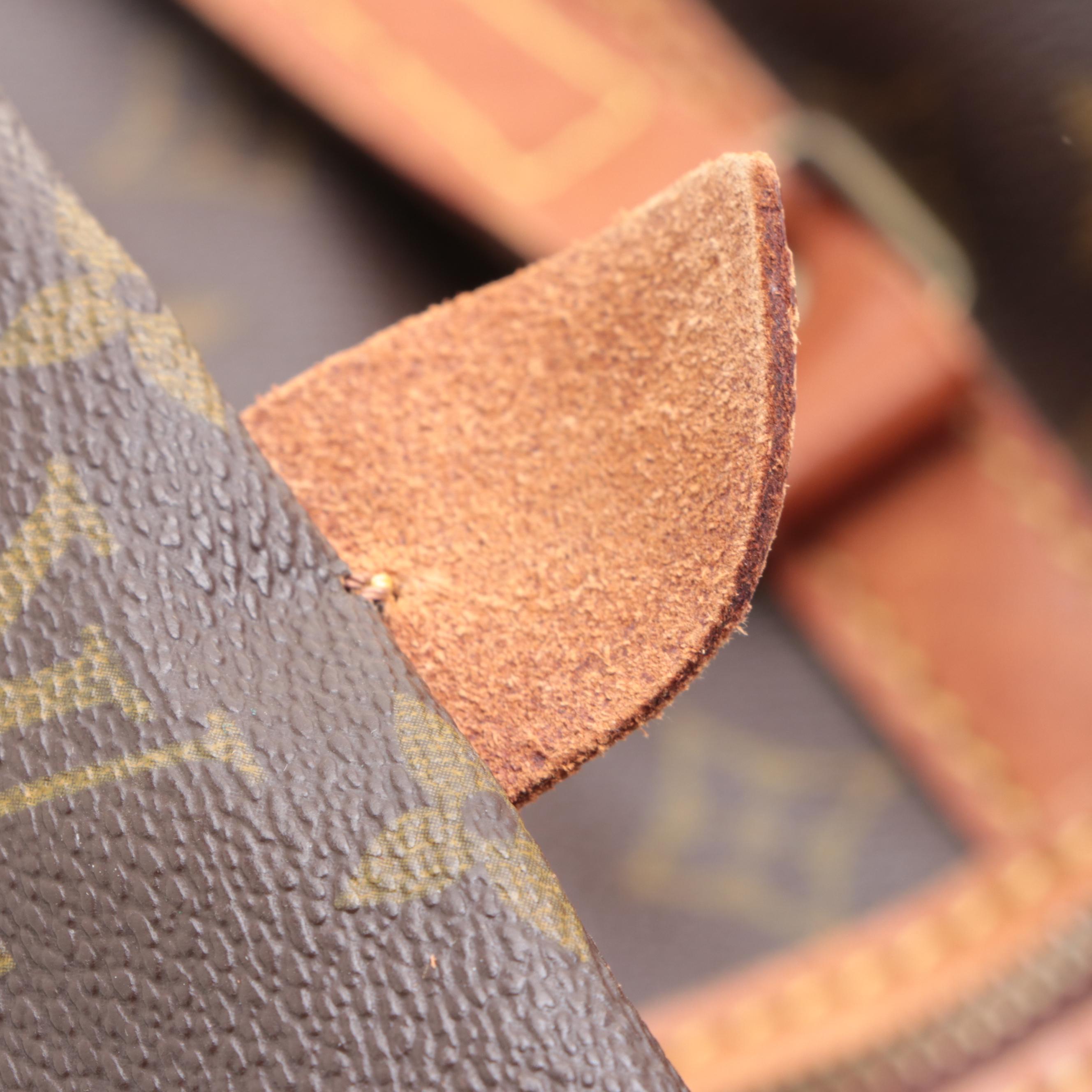 Louis Vuitton Sac Souple 35 in Monogram Canvas and Vachetta Leather