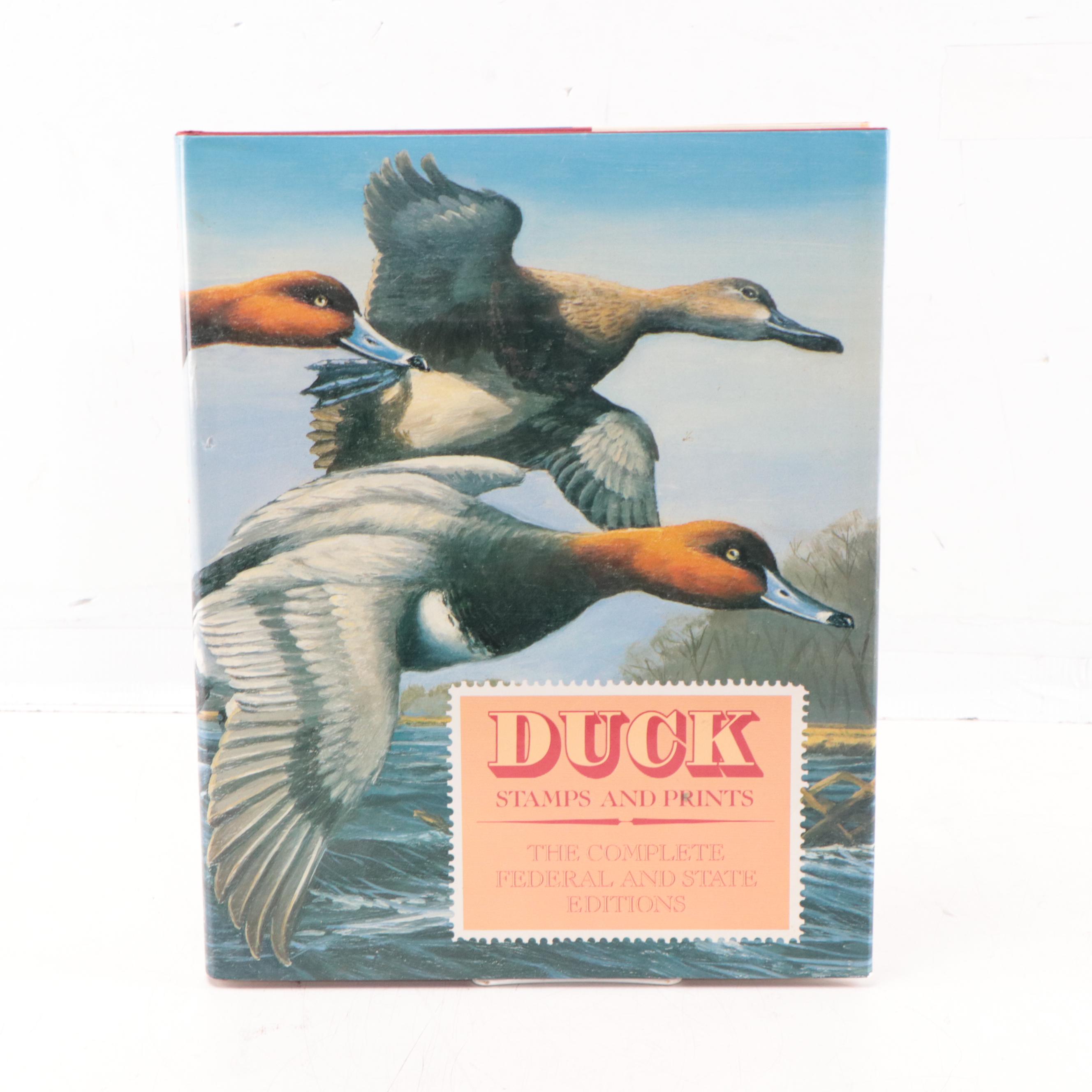 Ducks Unlimited Hand-Painted Resin Plaque With Stamp, Duck Books