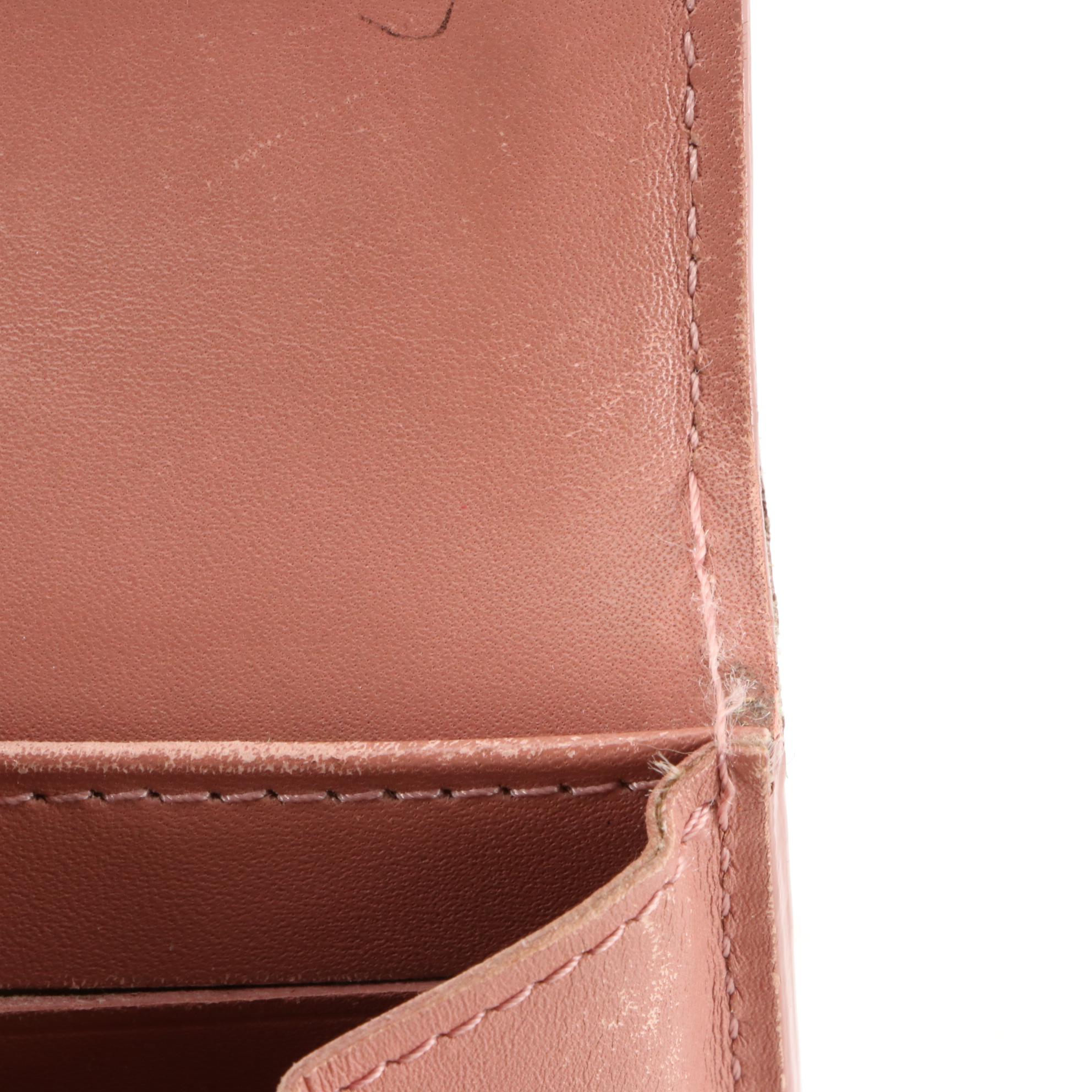 Louis Vuitton Sarah Wallet in Rose Veil Ikat Flower Monogram Vernis