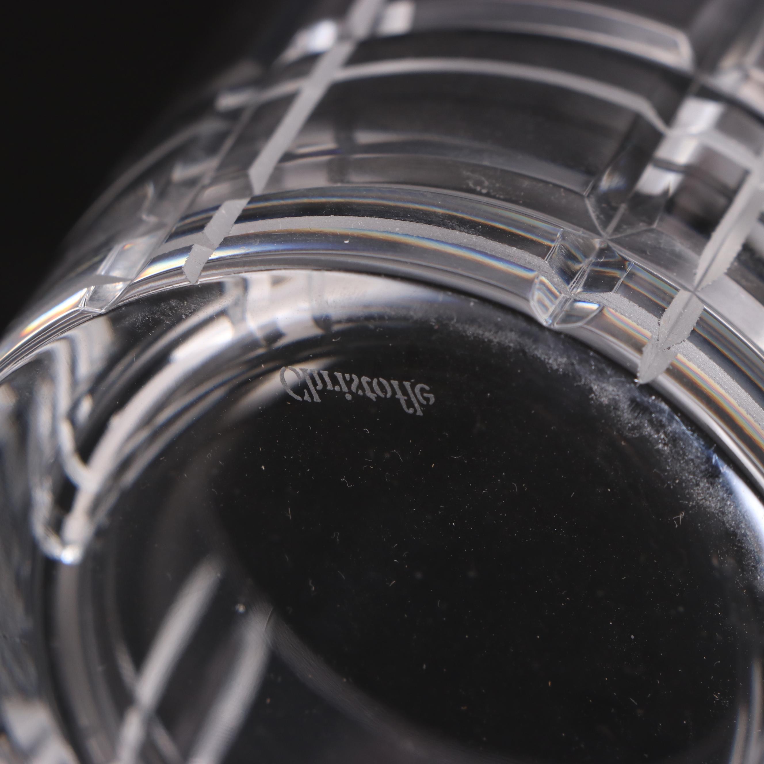 Cristofle "Scottish" Crystal Old Fashioned Glasses