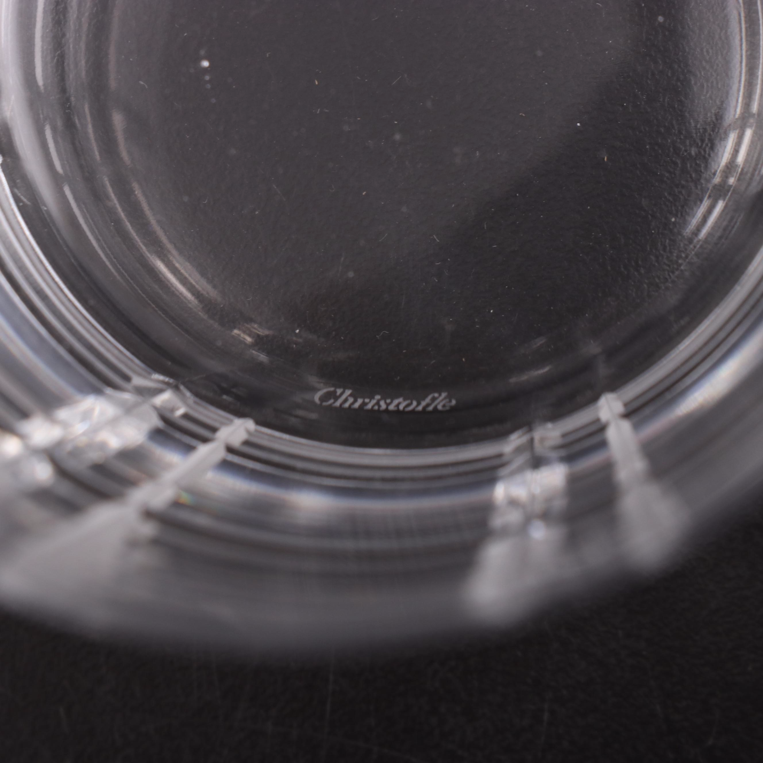 Cristofle "Scottish" Crystal Old Fashioned Glasses