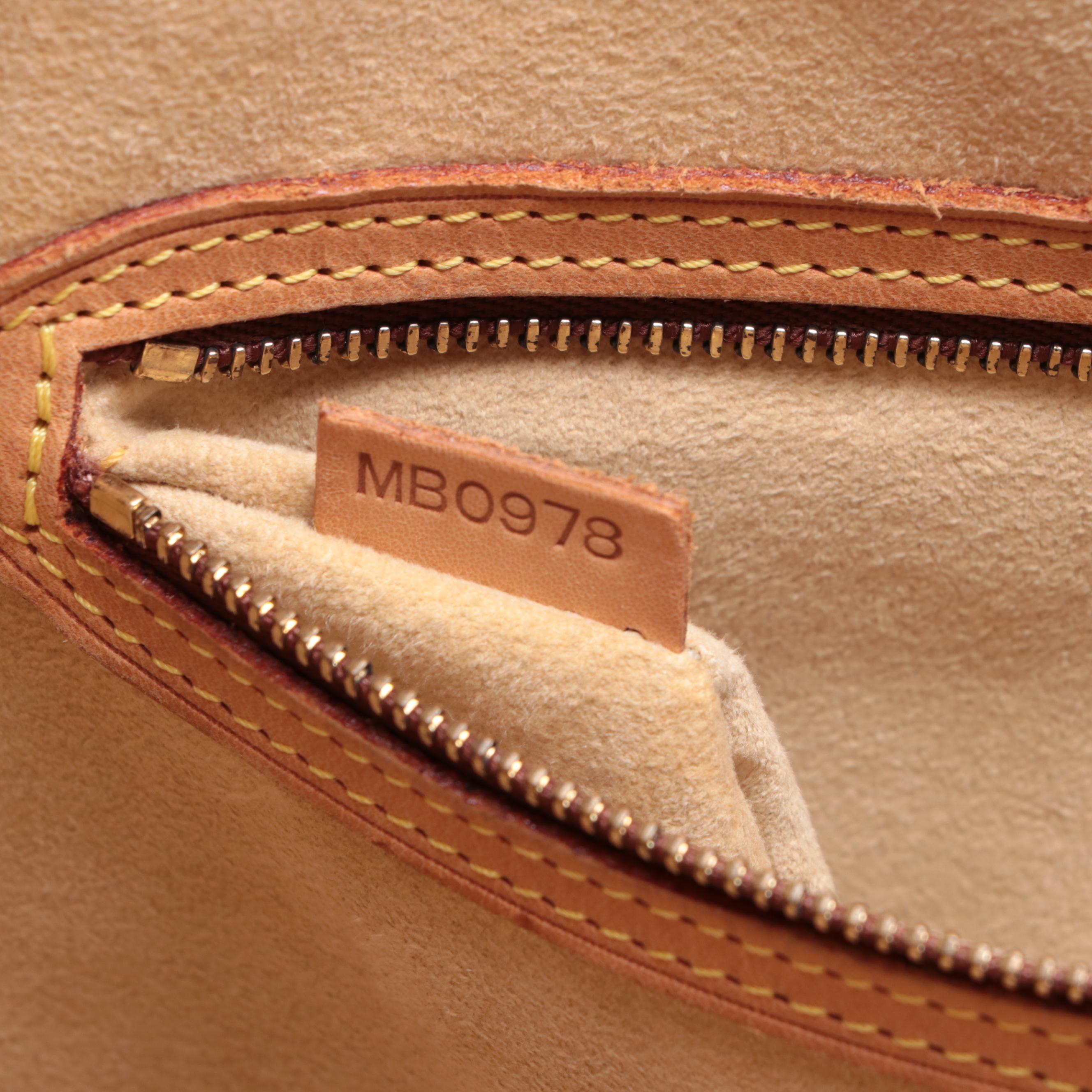 Louis Vuitton Babylone Shoulder Bag in Monogram Canvas/Vachetta Leather