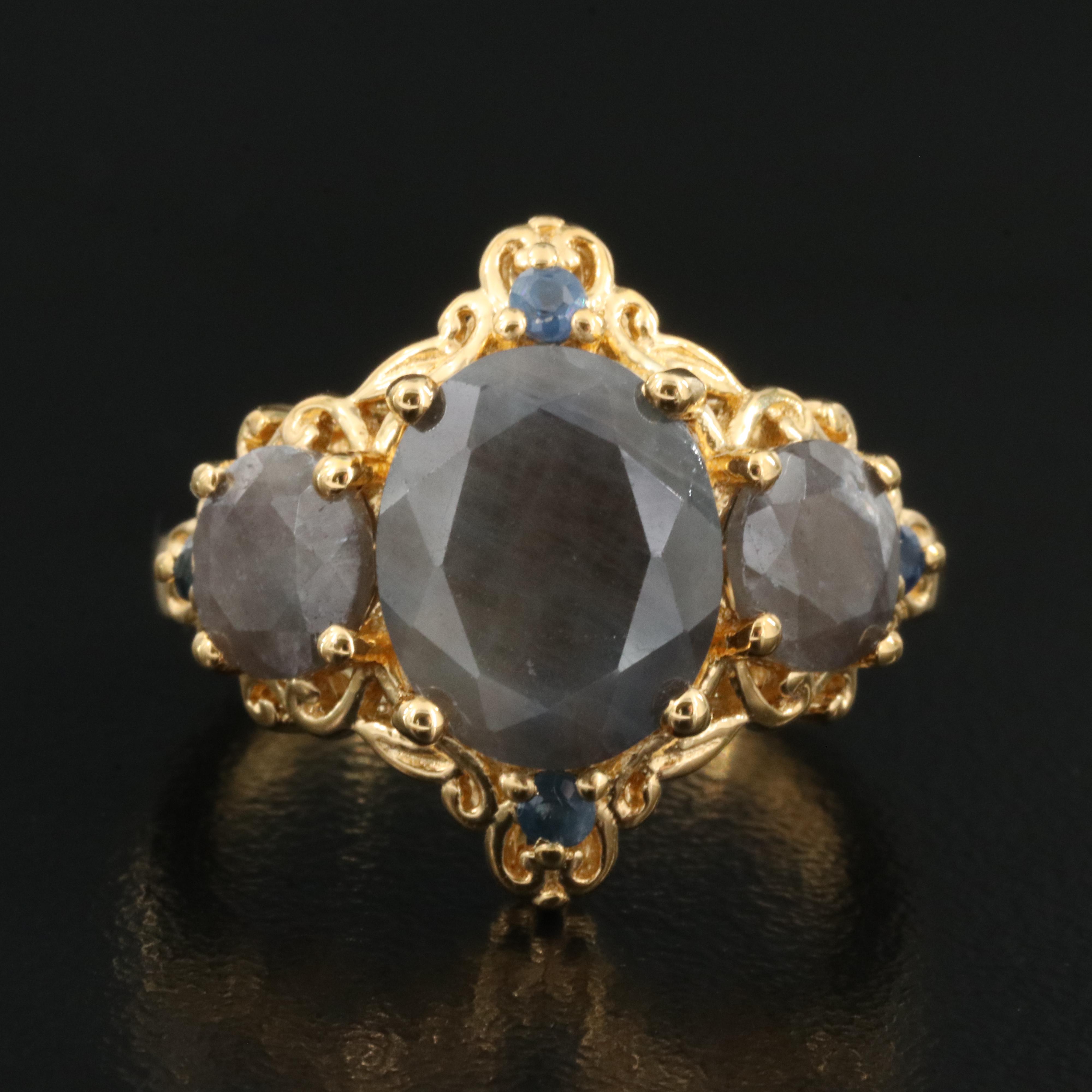 Sterling Sapphire Ring