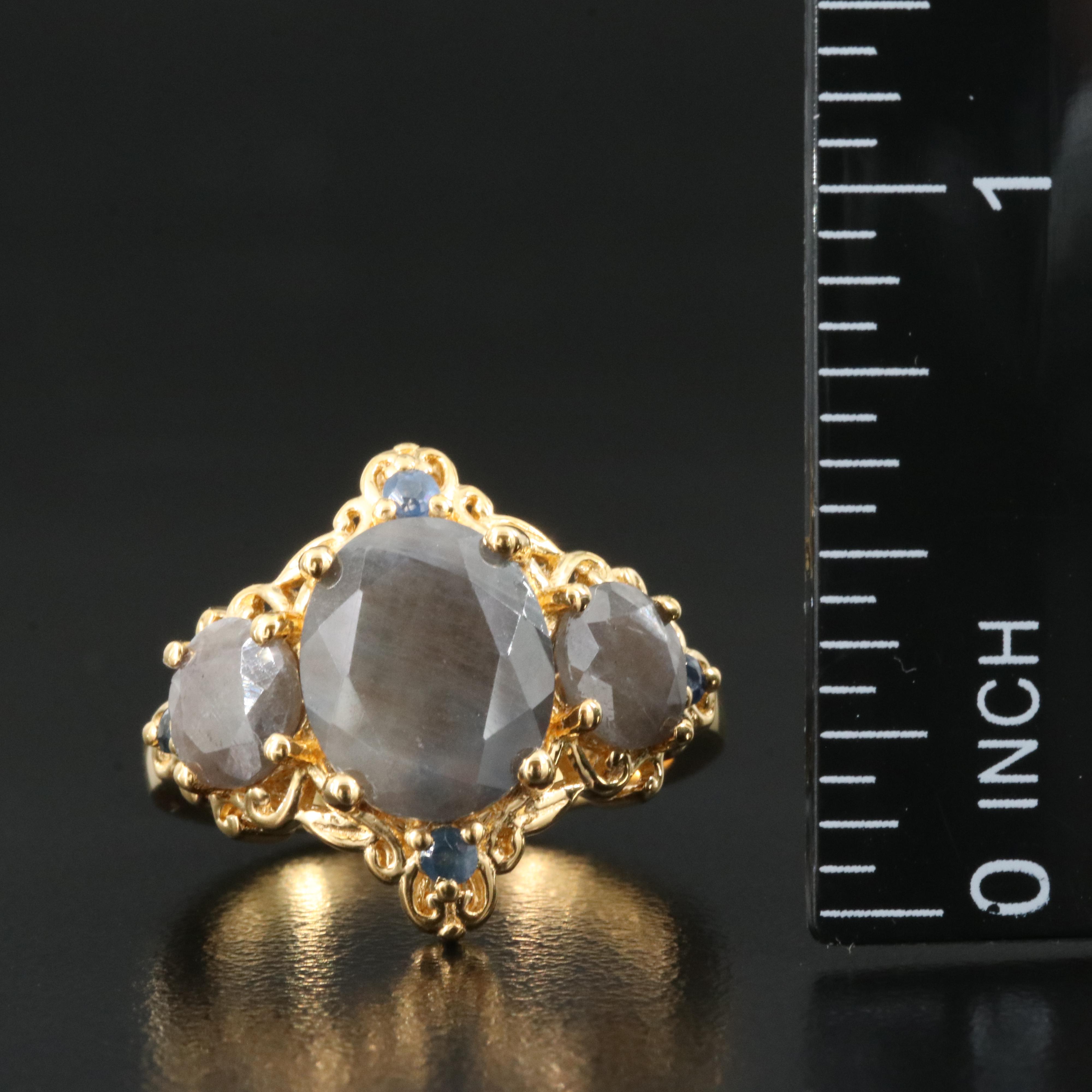 Sterling Sapphire Ring