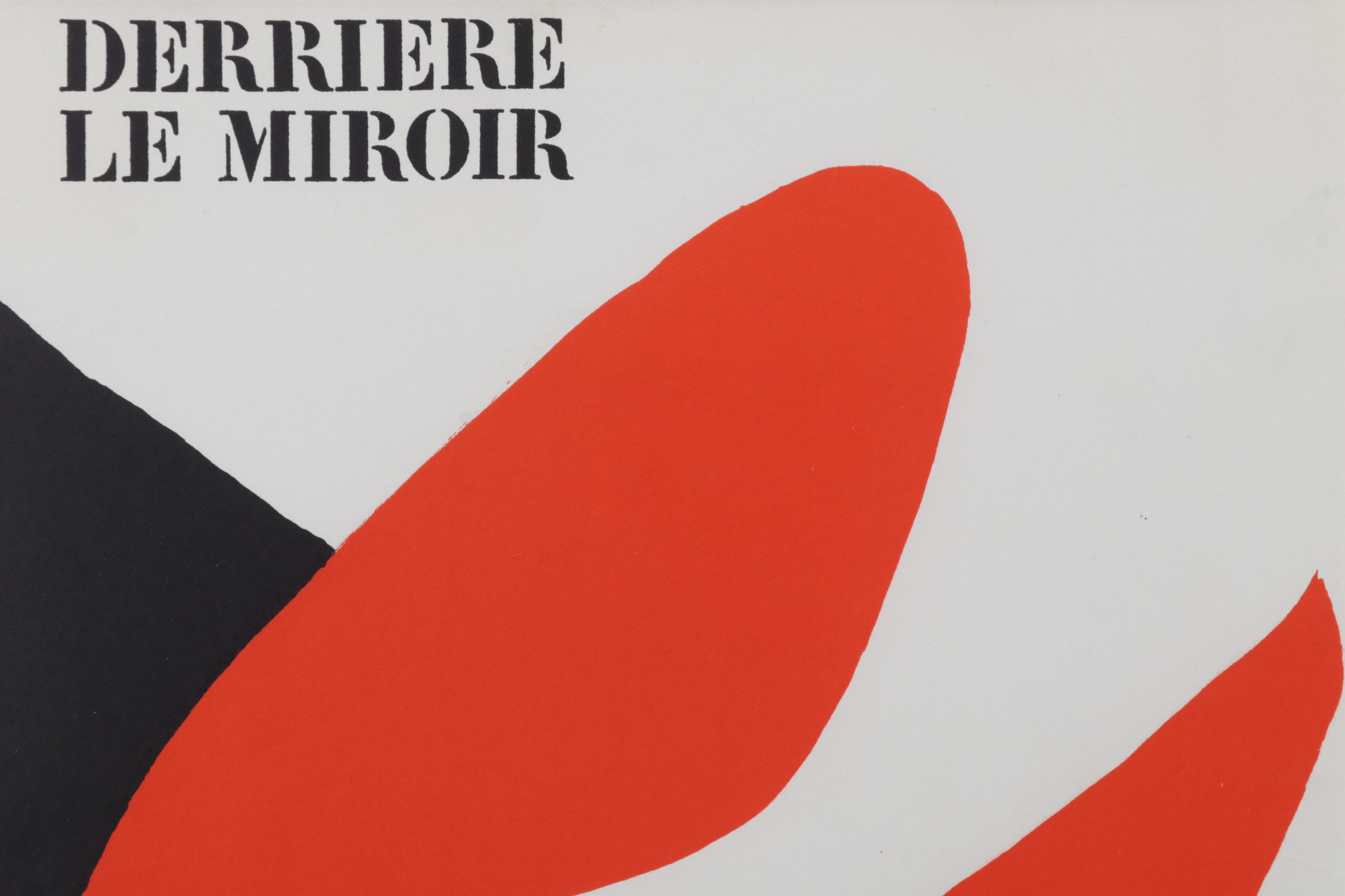 Alexander Calder Color Lithograph for "Derrière le Miroir," 1971