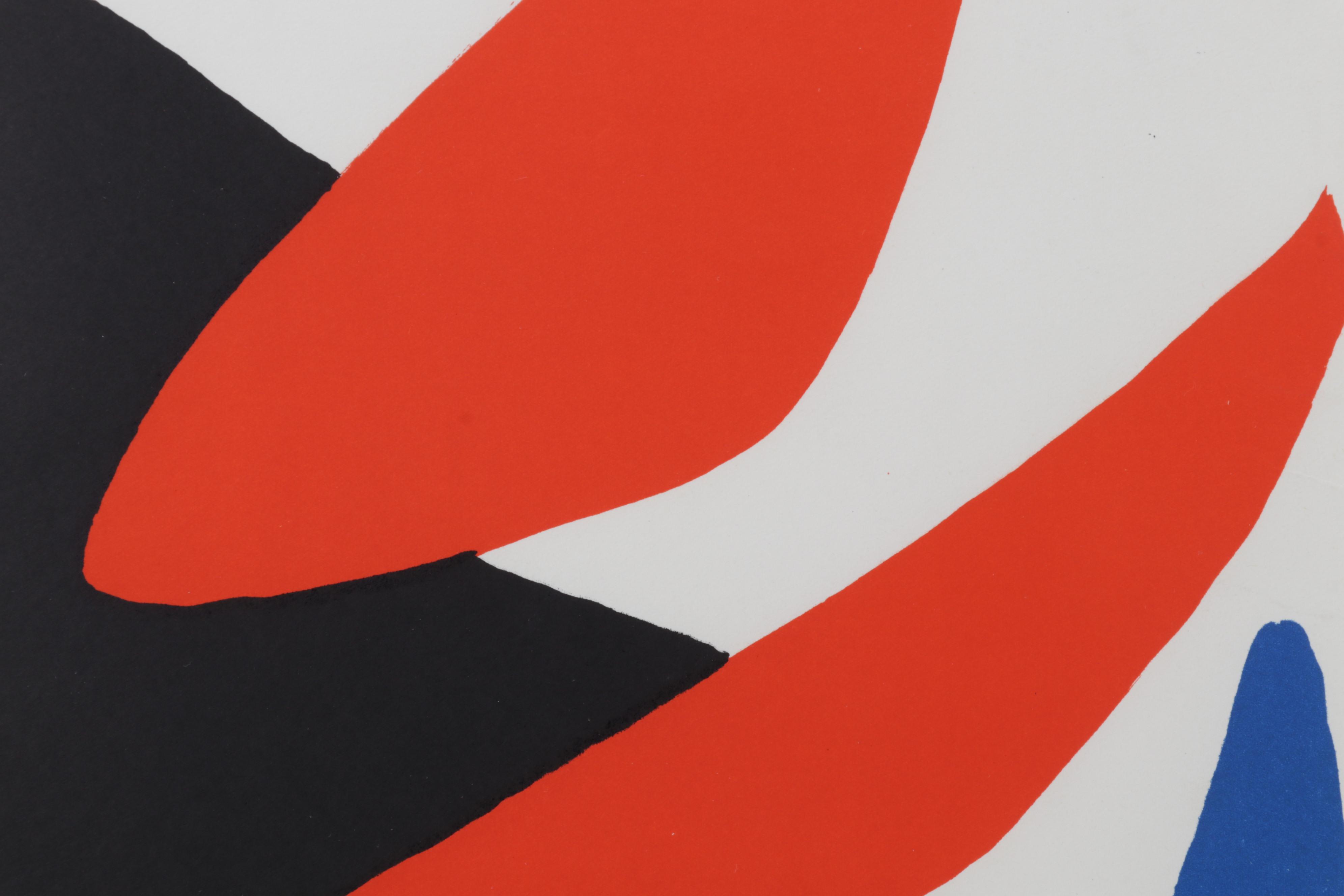 Alexander Calder Color Lithograph for "Derrière le Miroir," 1971