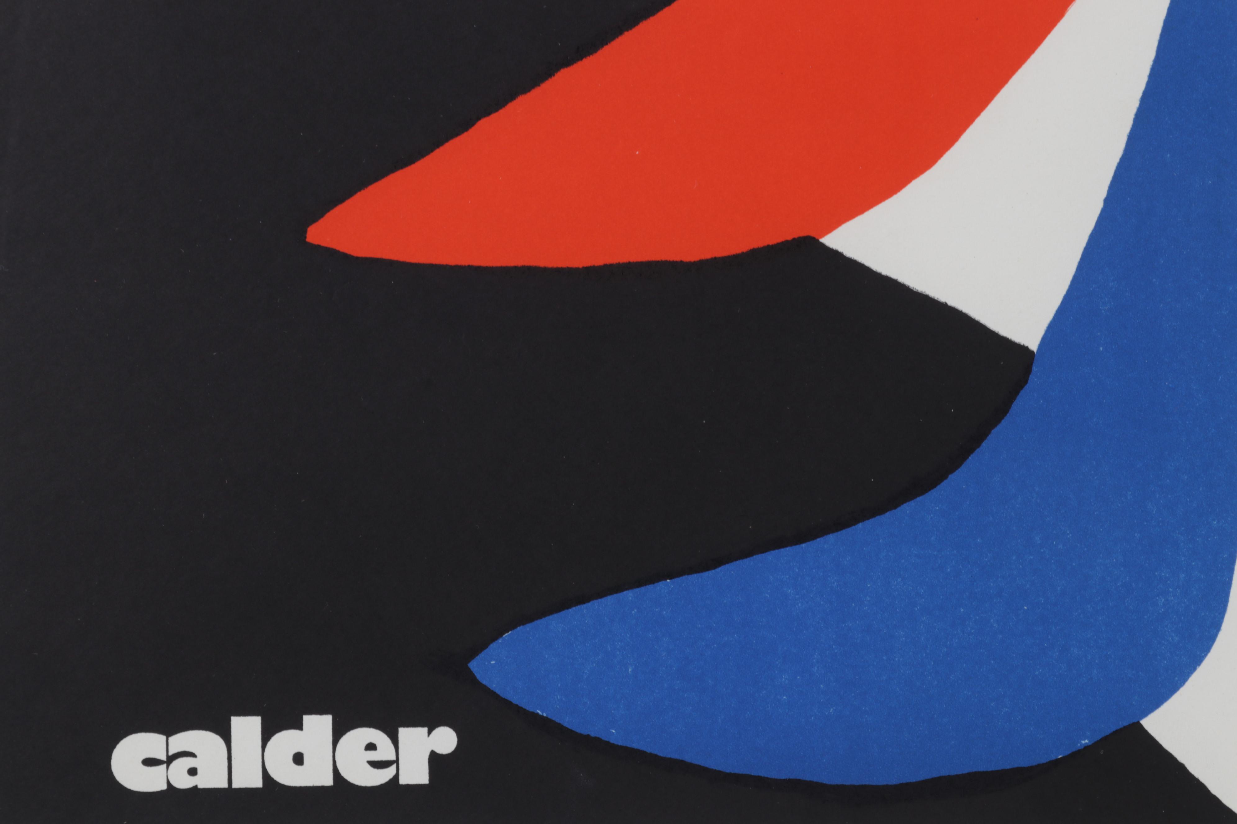Alexander Calder Color Lithograph for "Derrière le Miroir," 1971