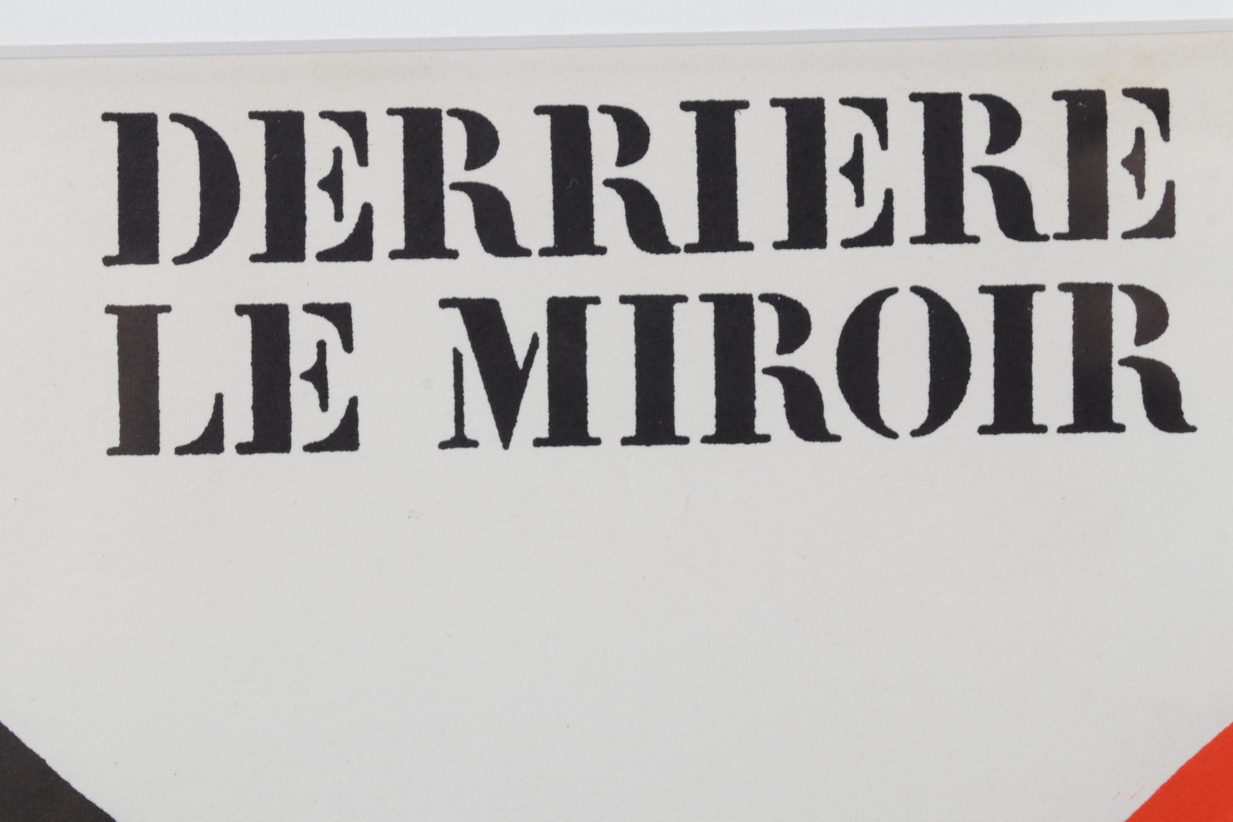 Alexander Calder Color Lithograph for "Derrière le Miroir," 1971