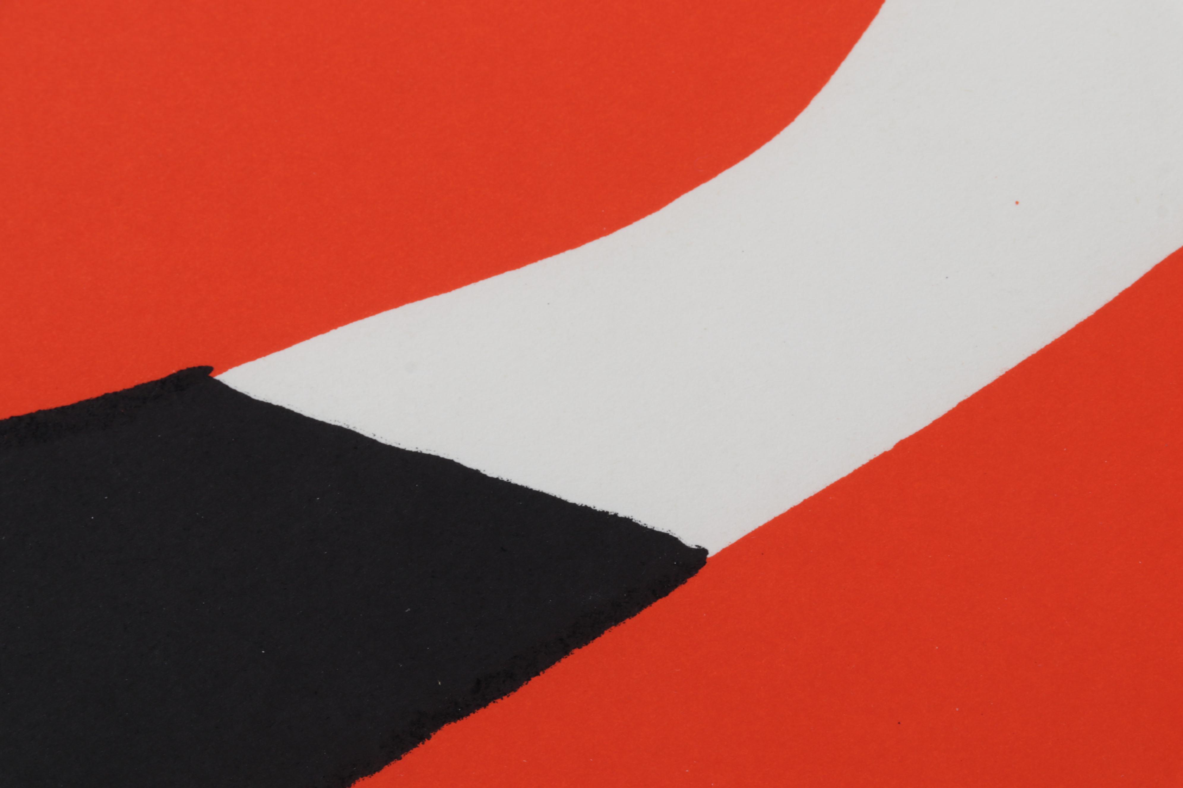 Alexander Calder Color Lithograph for "Derrière le Miroir," 1971