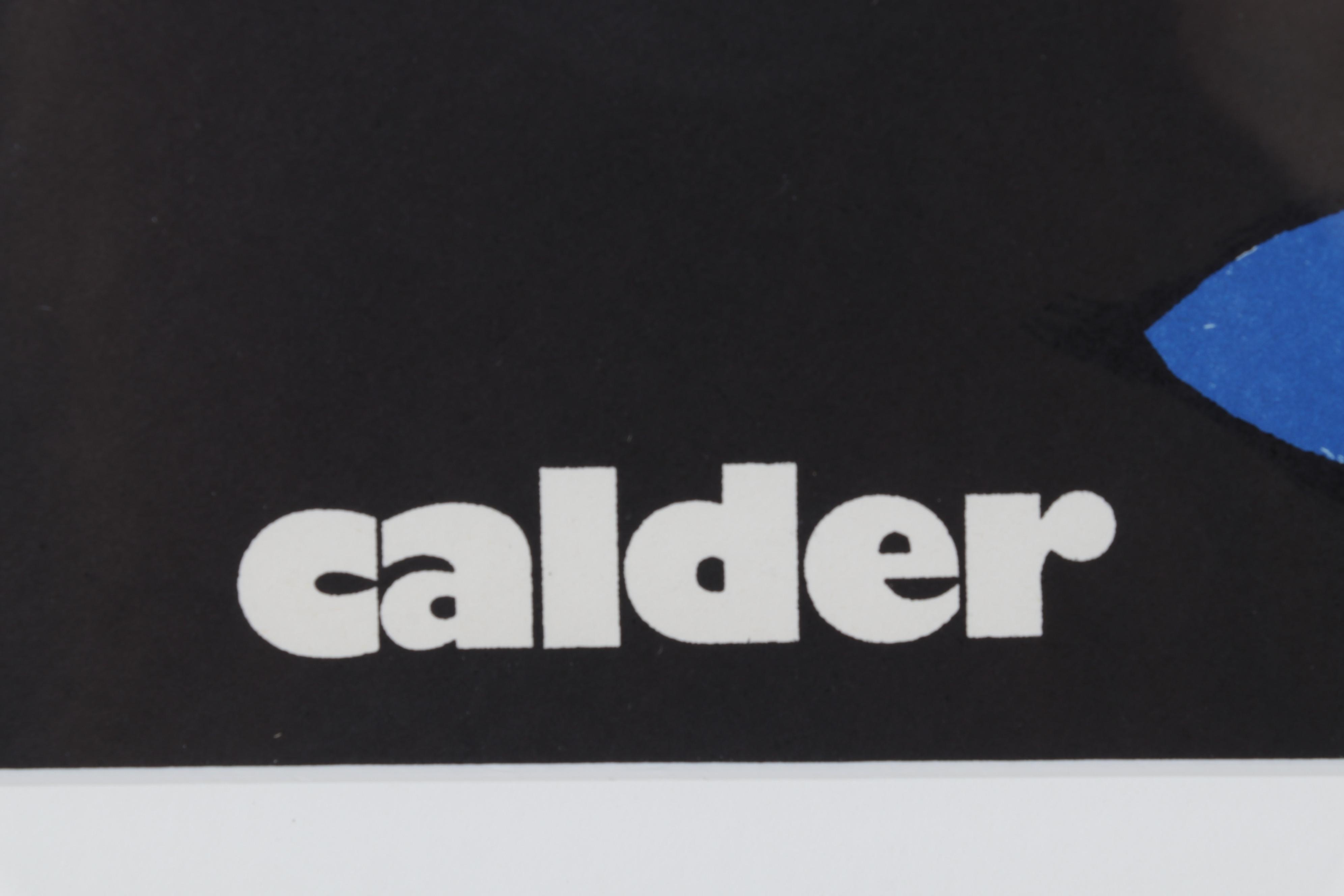 Alexander Calder Color Lithograph for "Derrière le Miroir," 1971