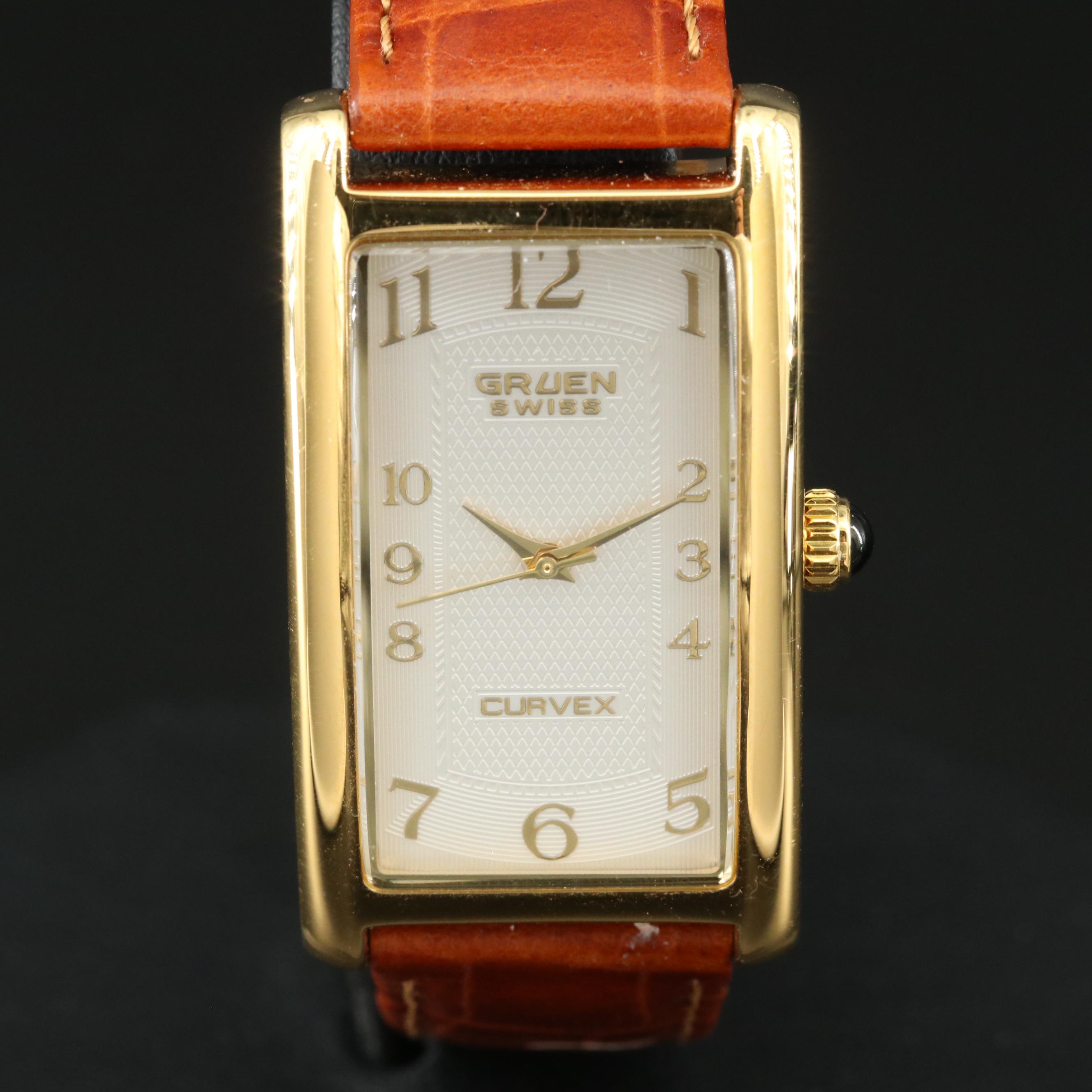 Gruen Swiss Curvex Watch
