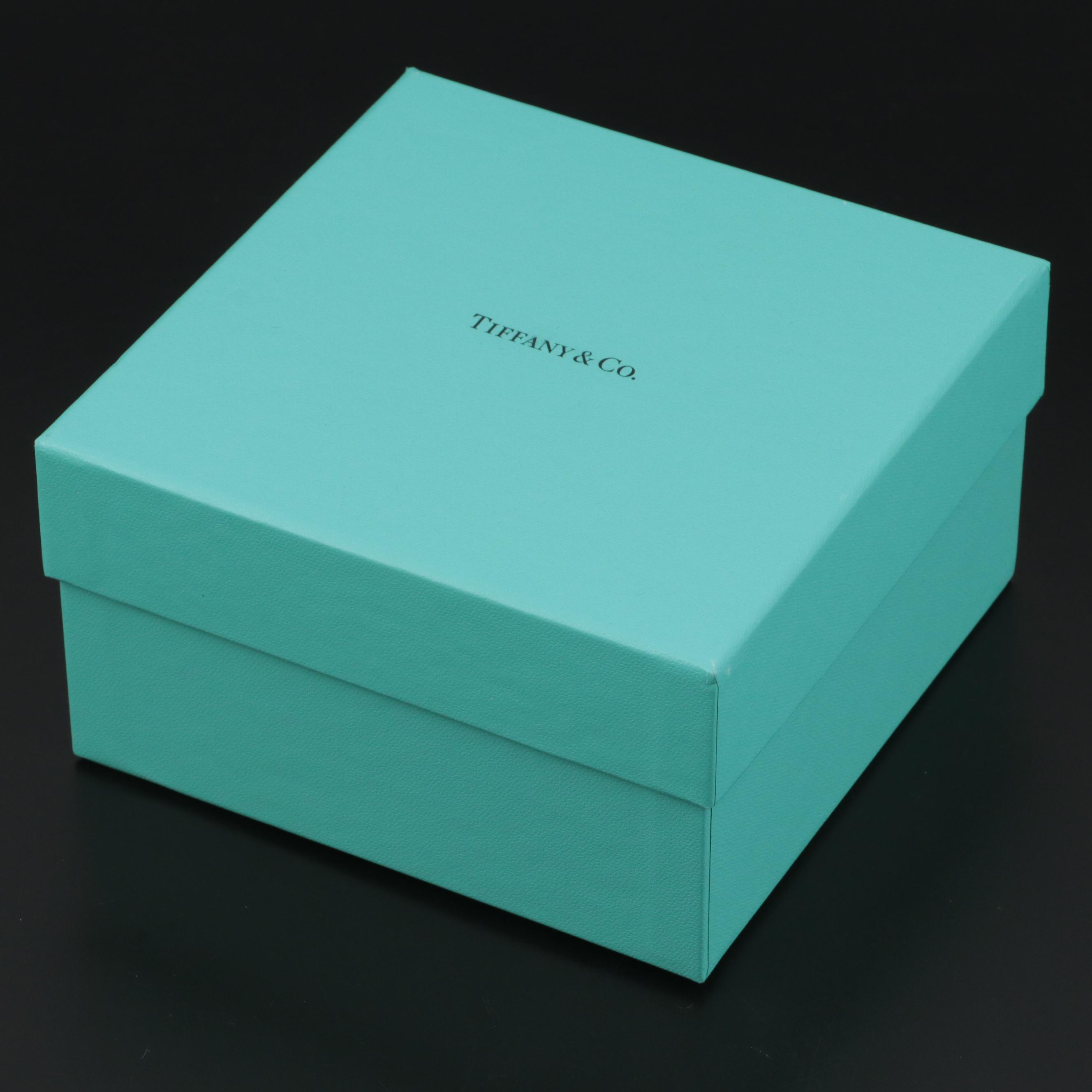 Tiffany & Co. "Rock Cut" Crystal Serving Bowl