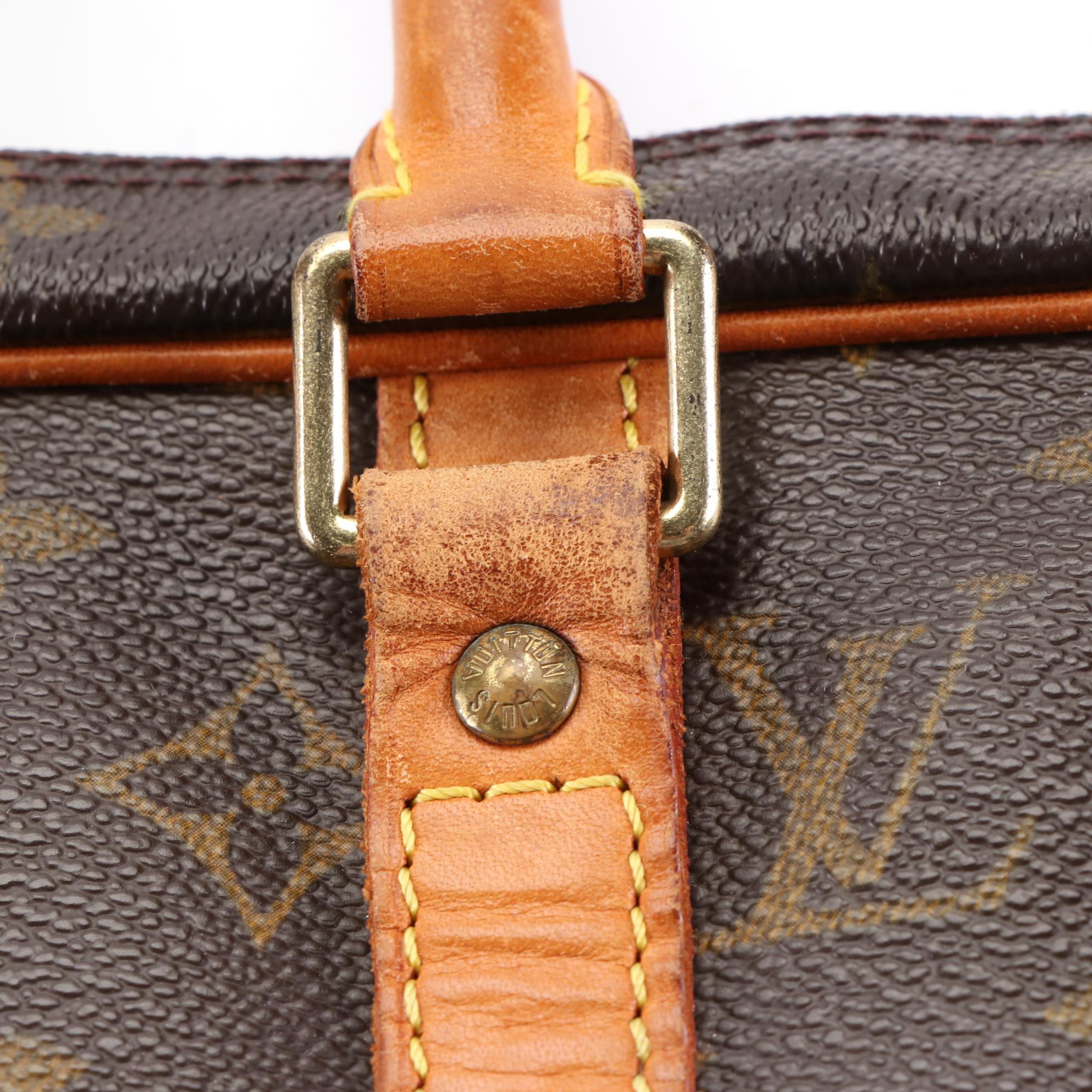 Louis Vuitton Porte-Documents Voyage Briefcase in Monogram Canvas and Leather