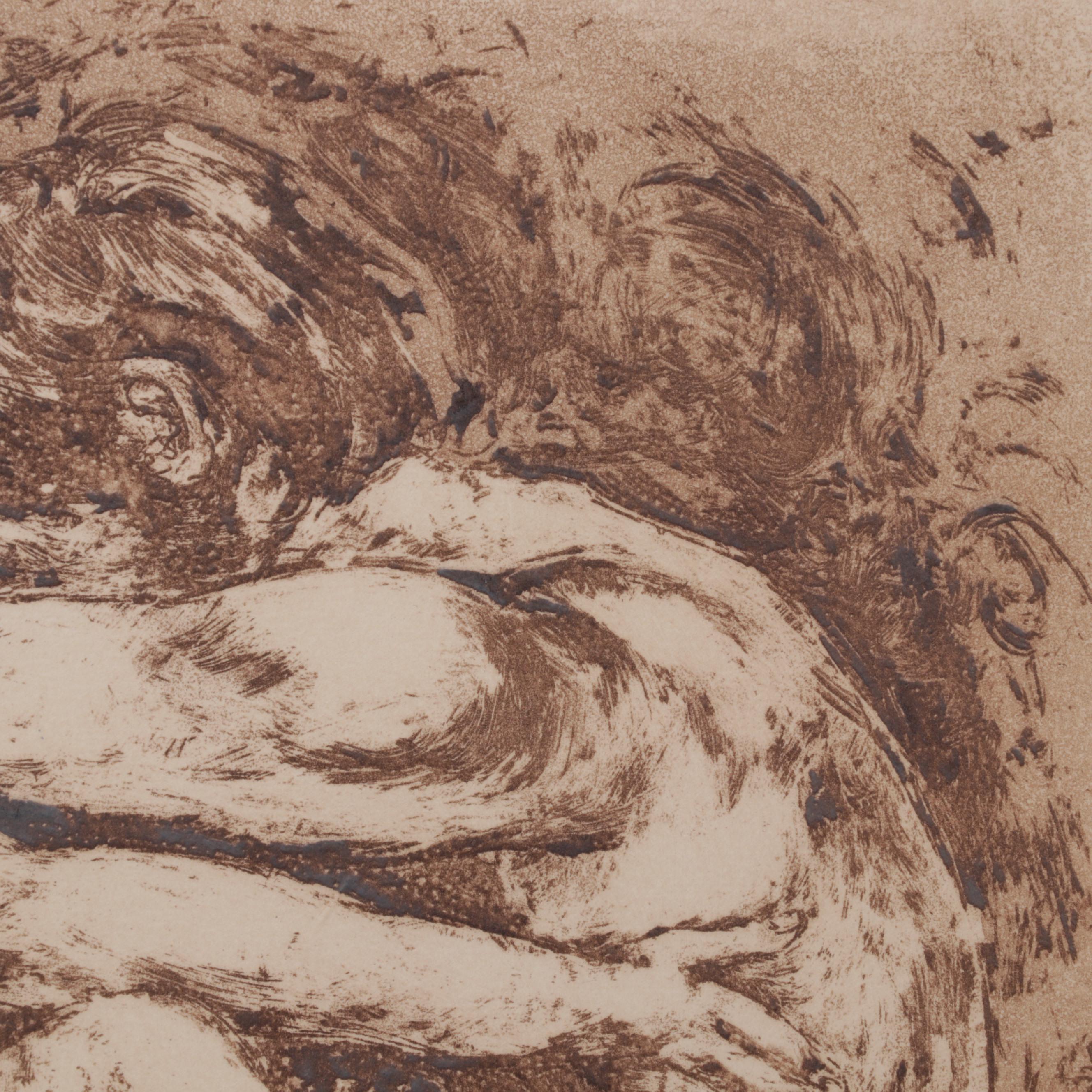 Mary Vickers Etching With Aquatint "Together We're Stronger," 1974