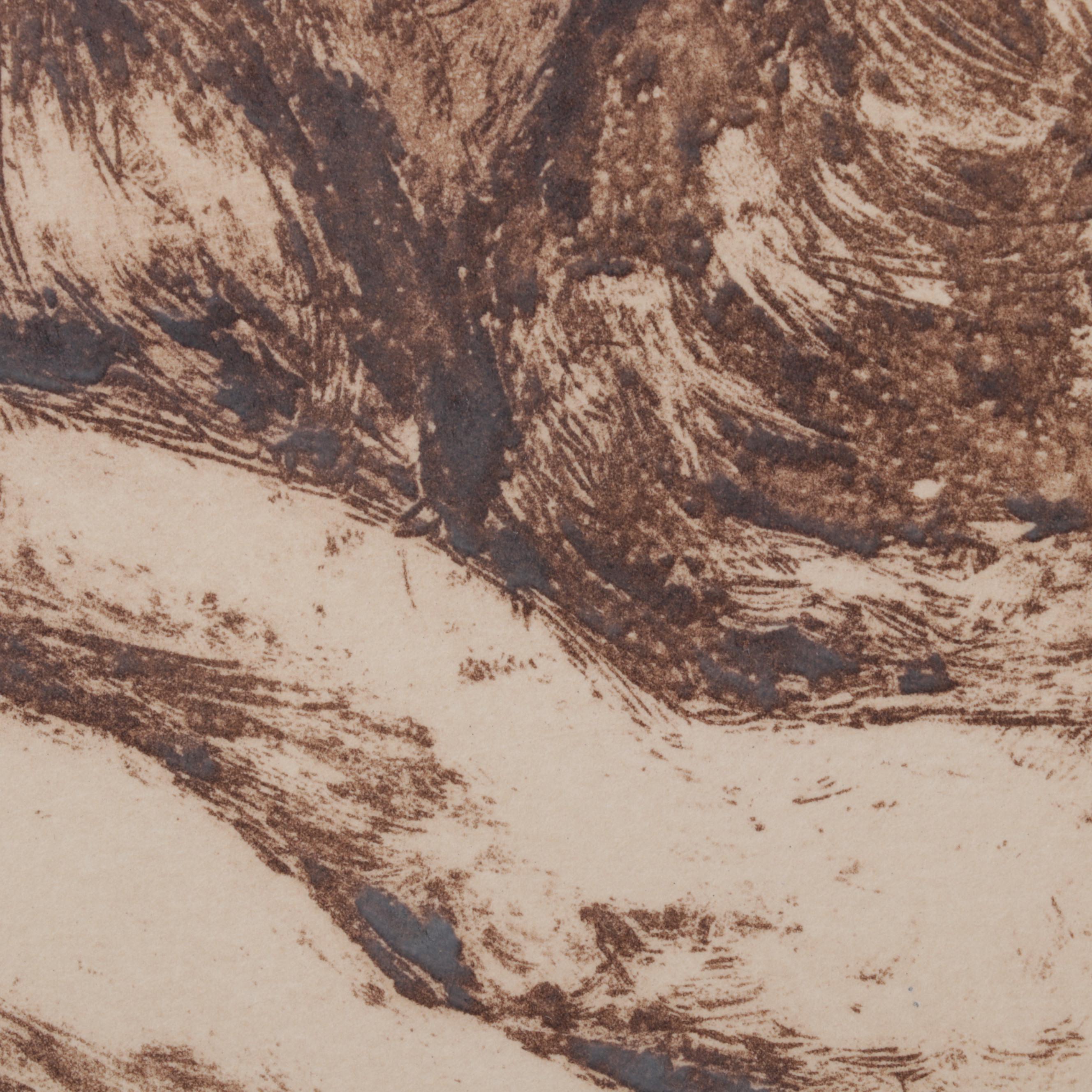 Mary Vickers Etching With Aquatint "Together We're Stronger," 1974