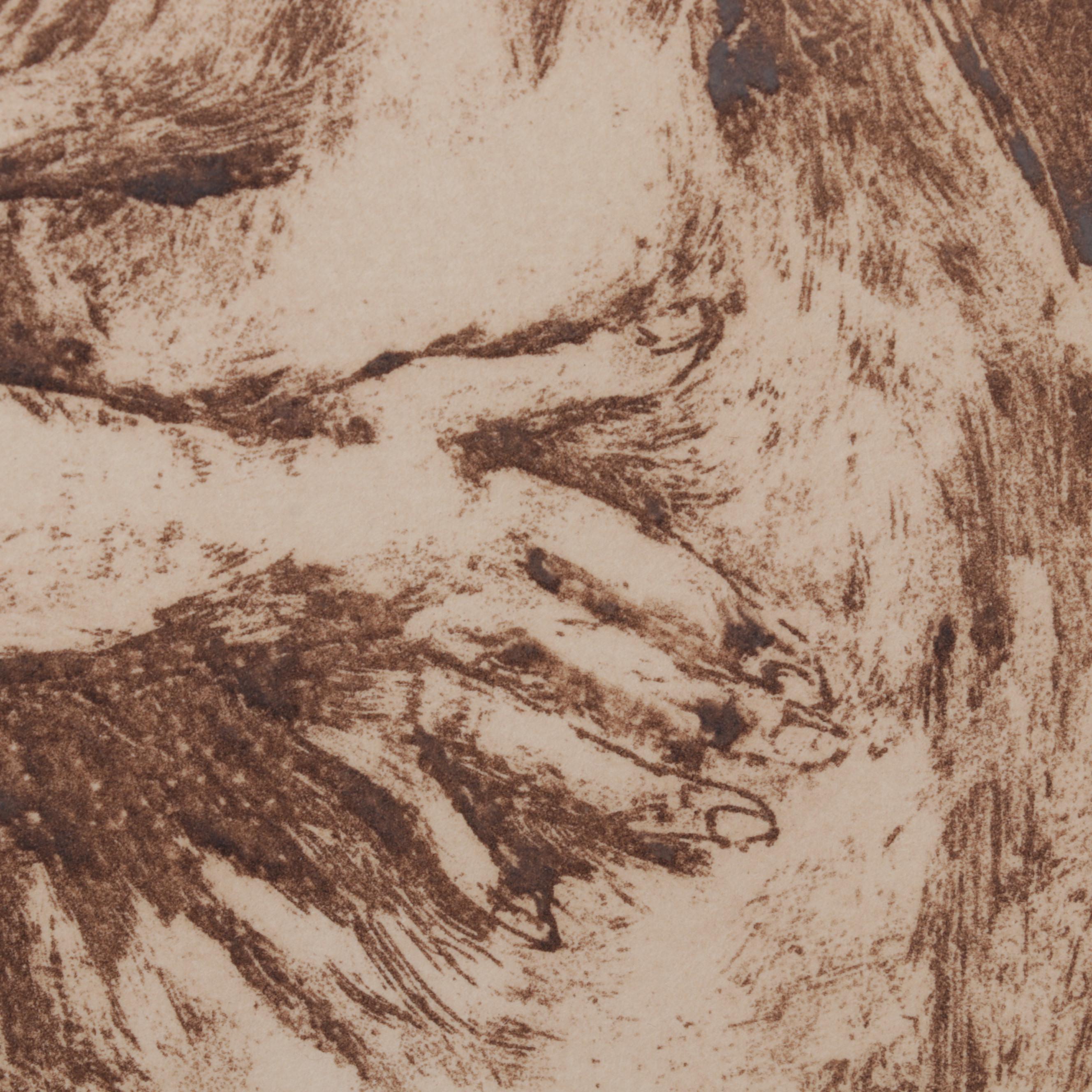 Mary Vickers Etching With Aquatint "Together We're Stronger," 1974