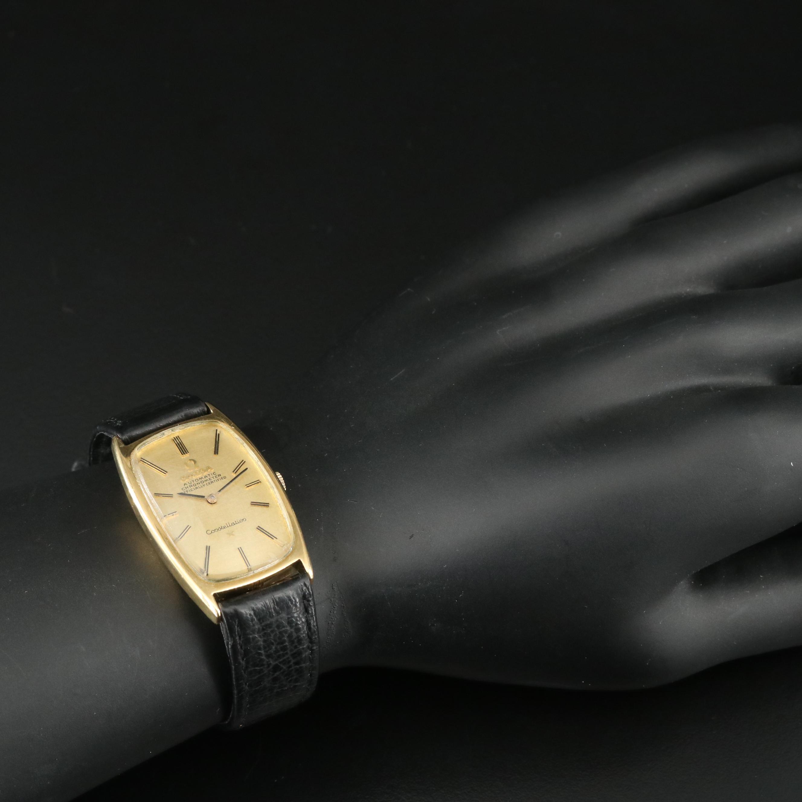 18K Omega Constellation Automatic Watch