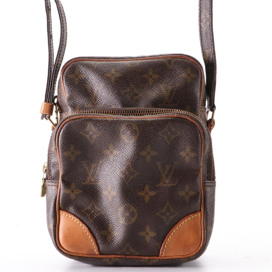 Louis Vuitton Amazone Crossbody Bag in Monogram Canvas and Vachetta Leather