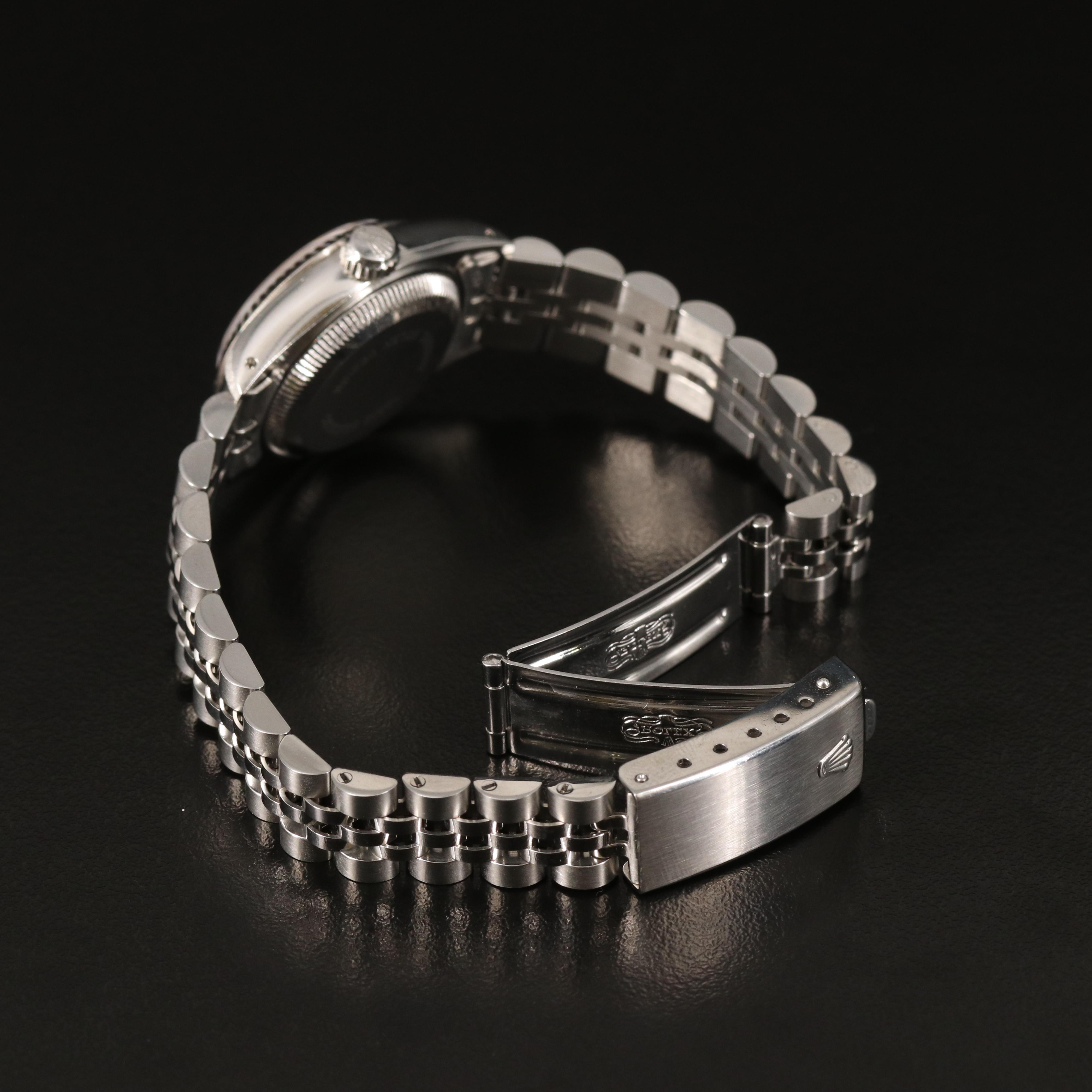 1990 Rolex 18K and Stainless Steel Oyster Perpetual Datejust Watch