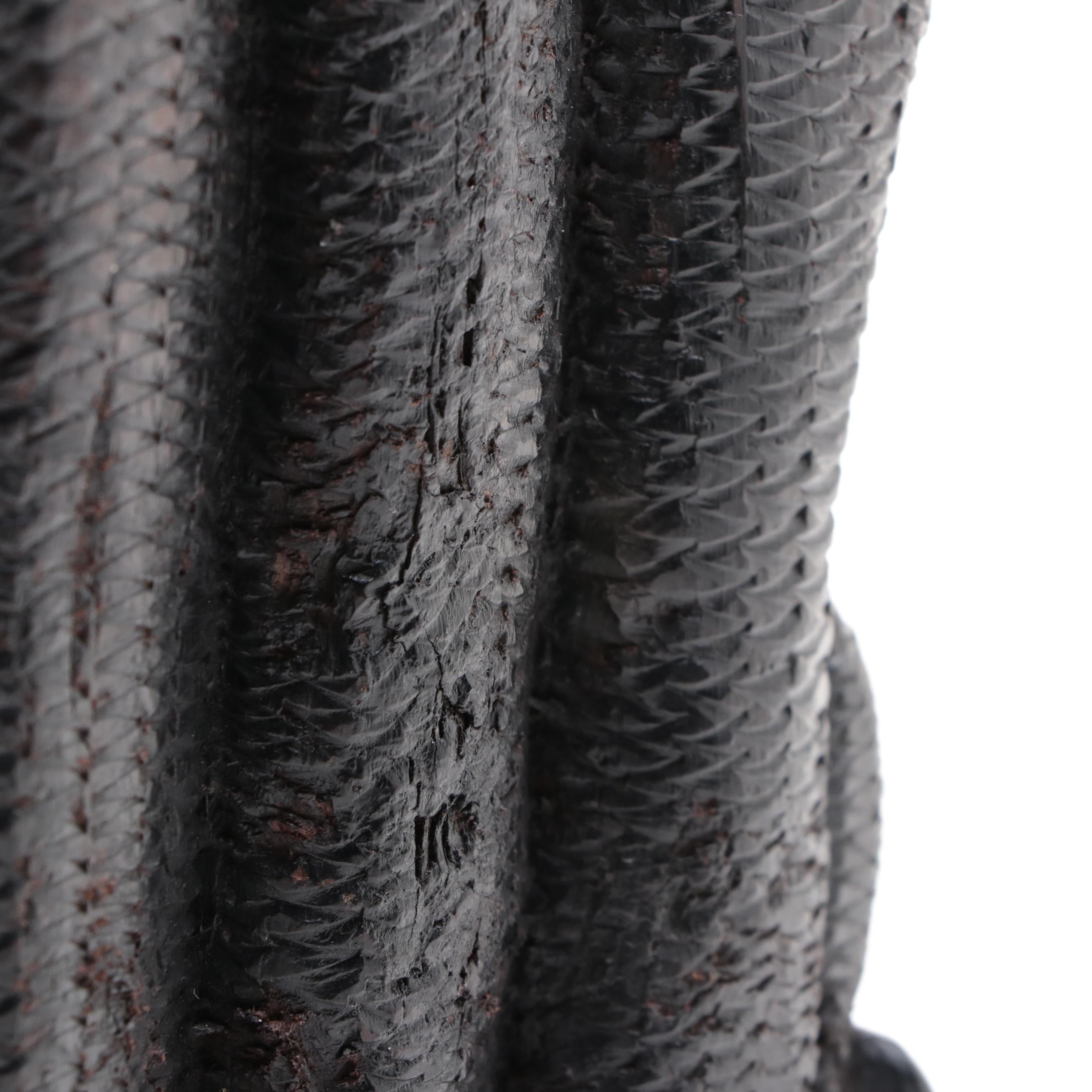 Kenyan Blackwood Nativity Sculpture