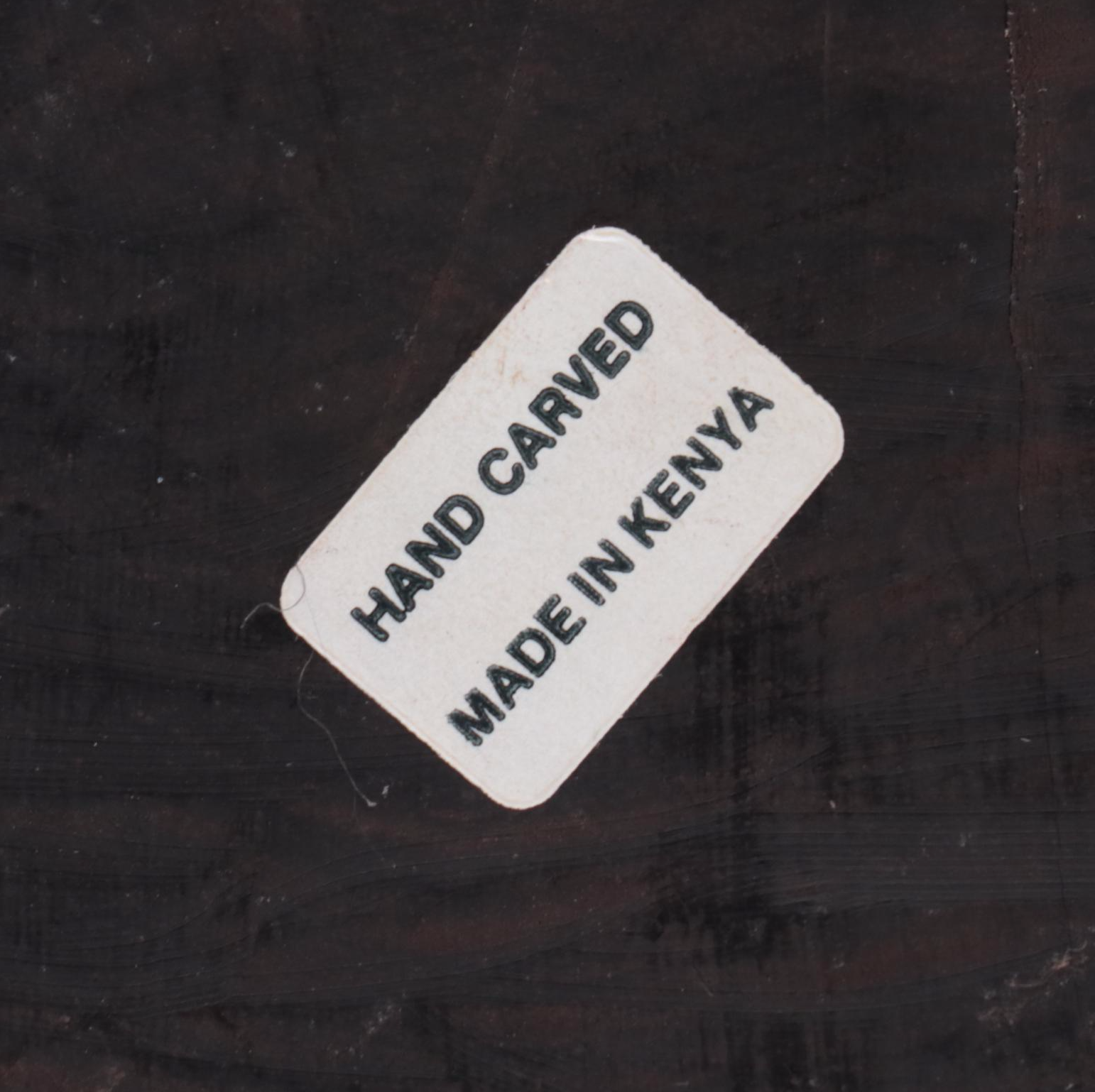 Kenyan Blackwood Nativity Sculpture