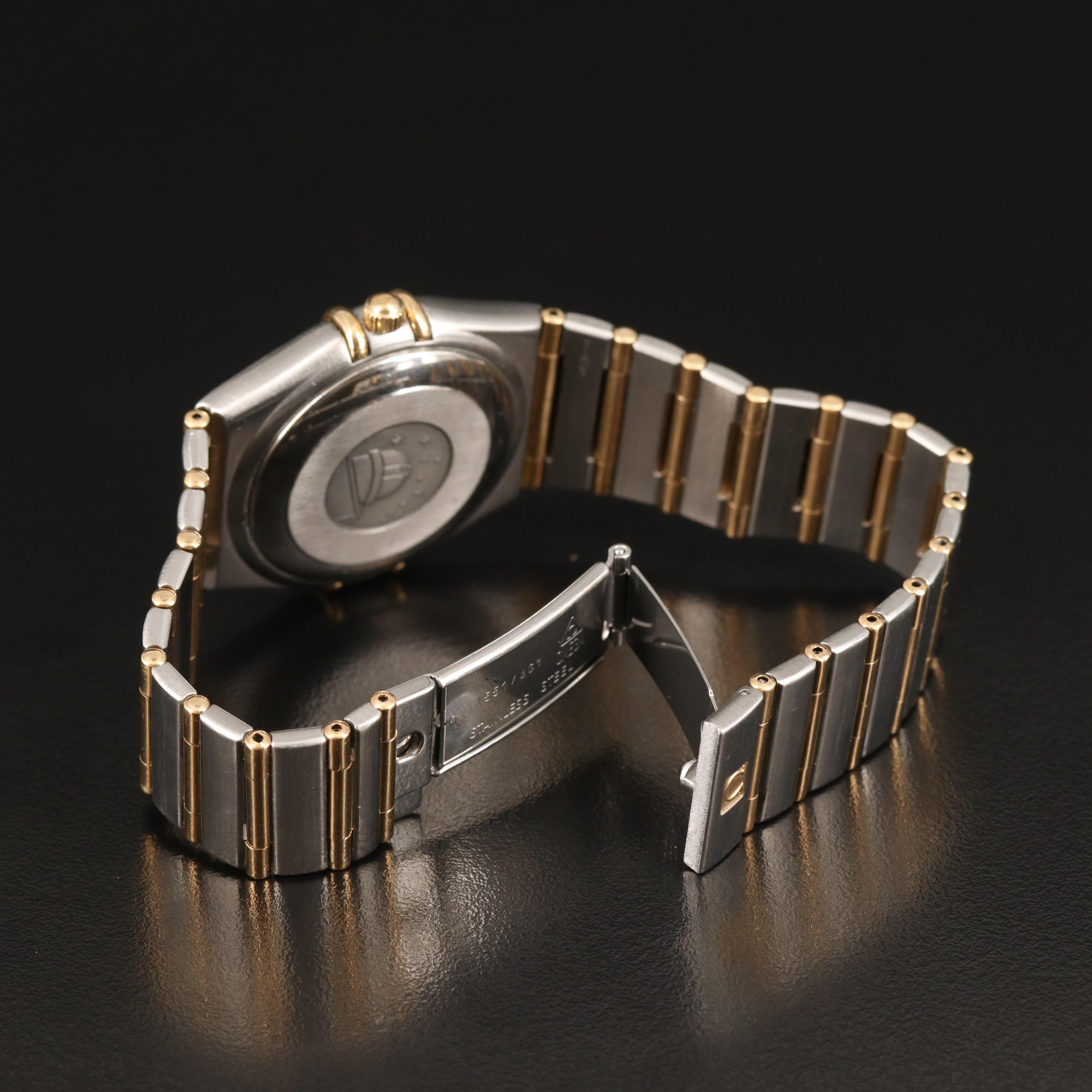 18K and Stainless Steel Omega Constellation Automatic Chronometer Watch