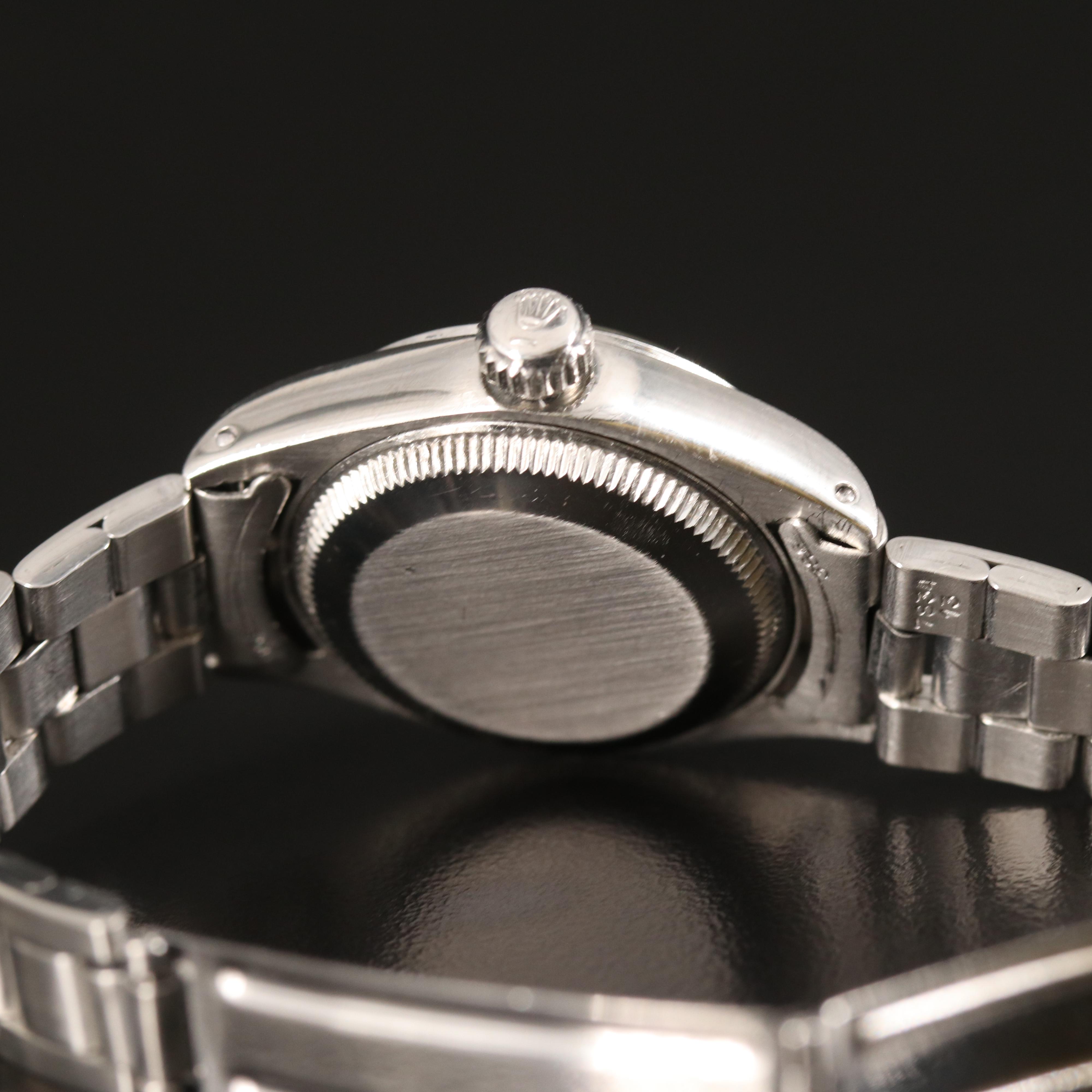 Vintage Rolex Oyster Perpetual Stainless Steel Date Watch