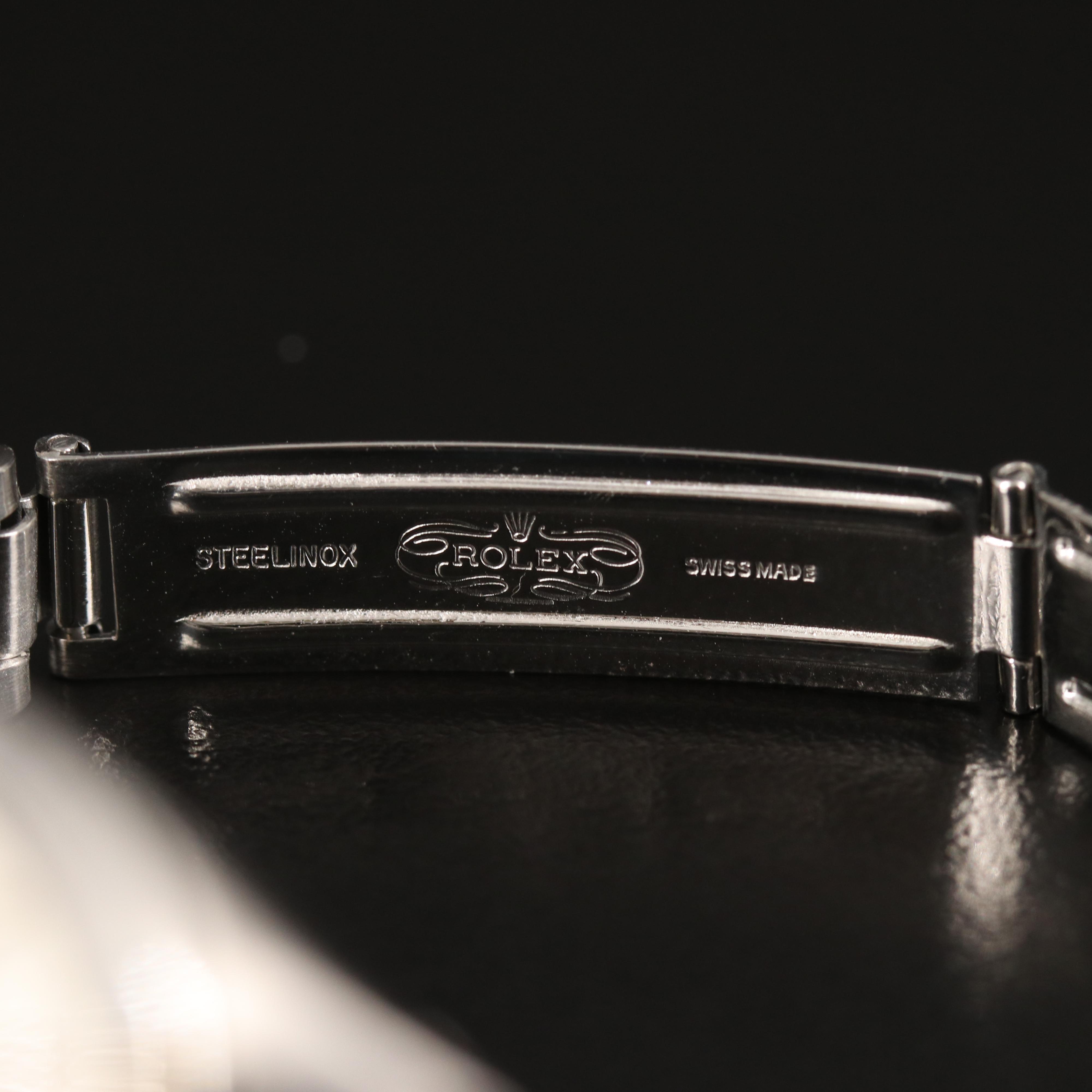 Vintage Rolex Oyster Perpetual Stainless Steel Date Watch