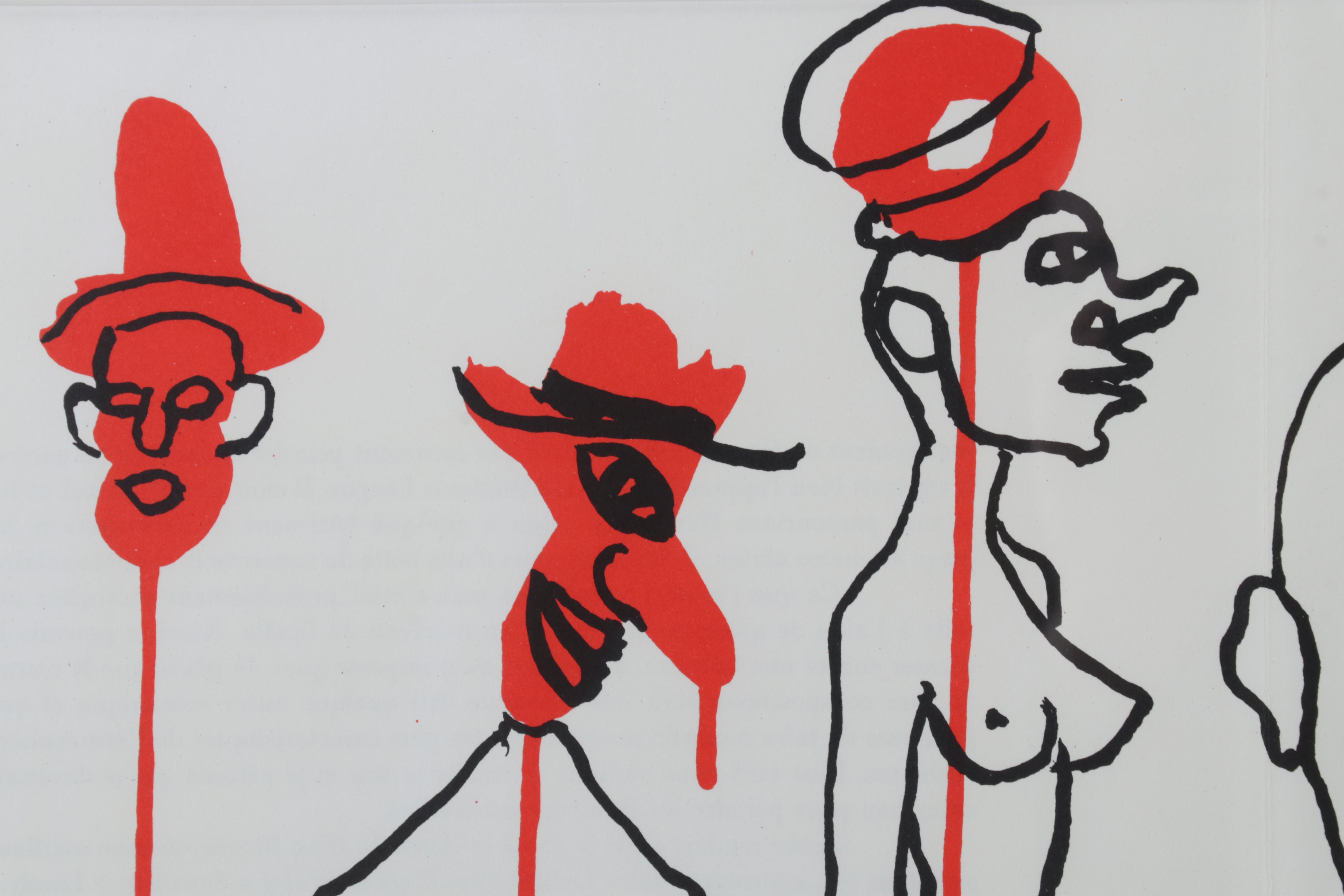 Alexander Calder Double-Page Color Lithograph for "Derrière le Miroir," 1966