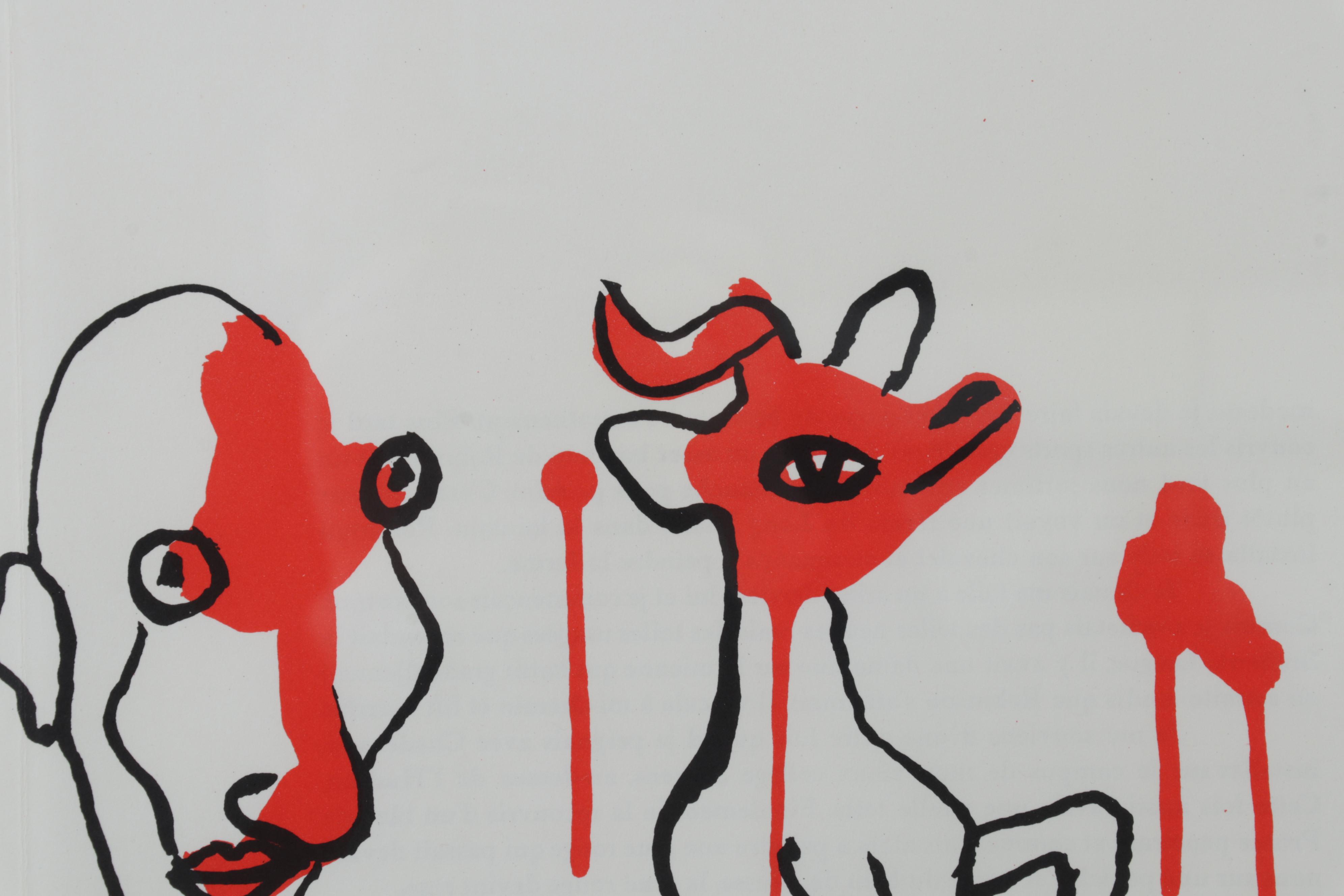 Alexander Calder Double-Page Color Lithograph for "Derrière le Miroir," 1966