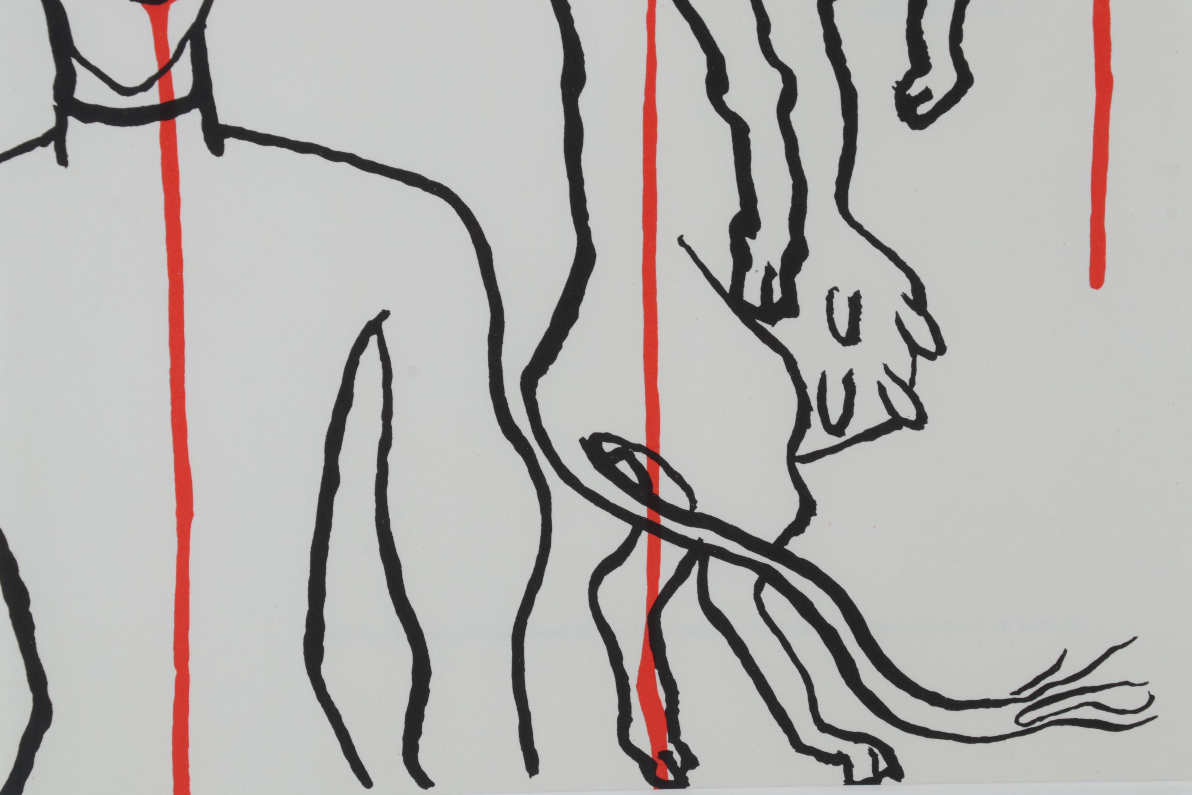 Alexander Calder Double-Page Color Lithograph for "Derrière le Miroir," 1966