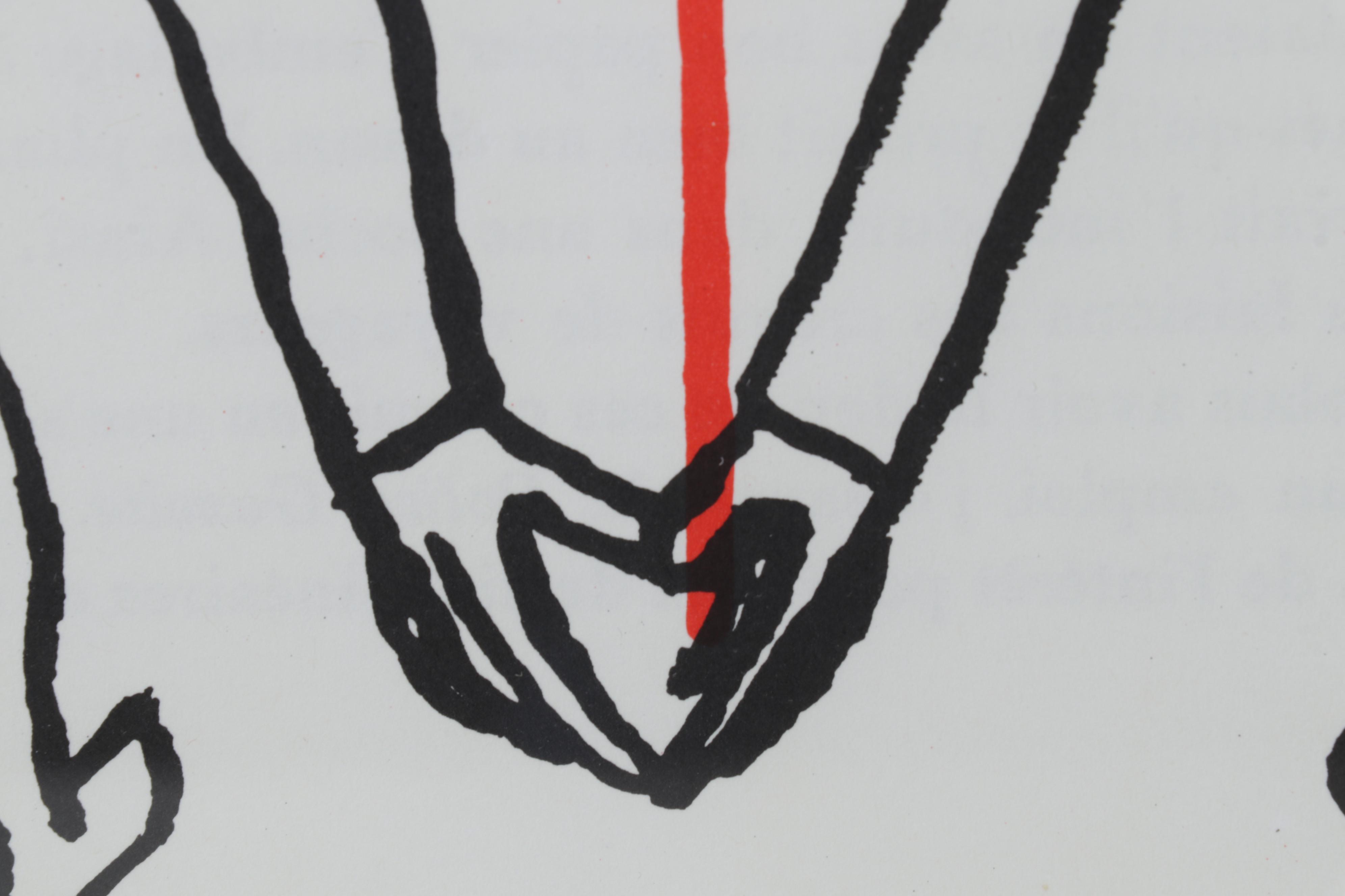 Alexander Calder Double-Page Color Lithograph for "Derrière le Miroir," 1966