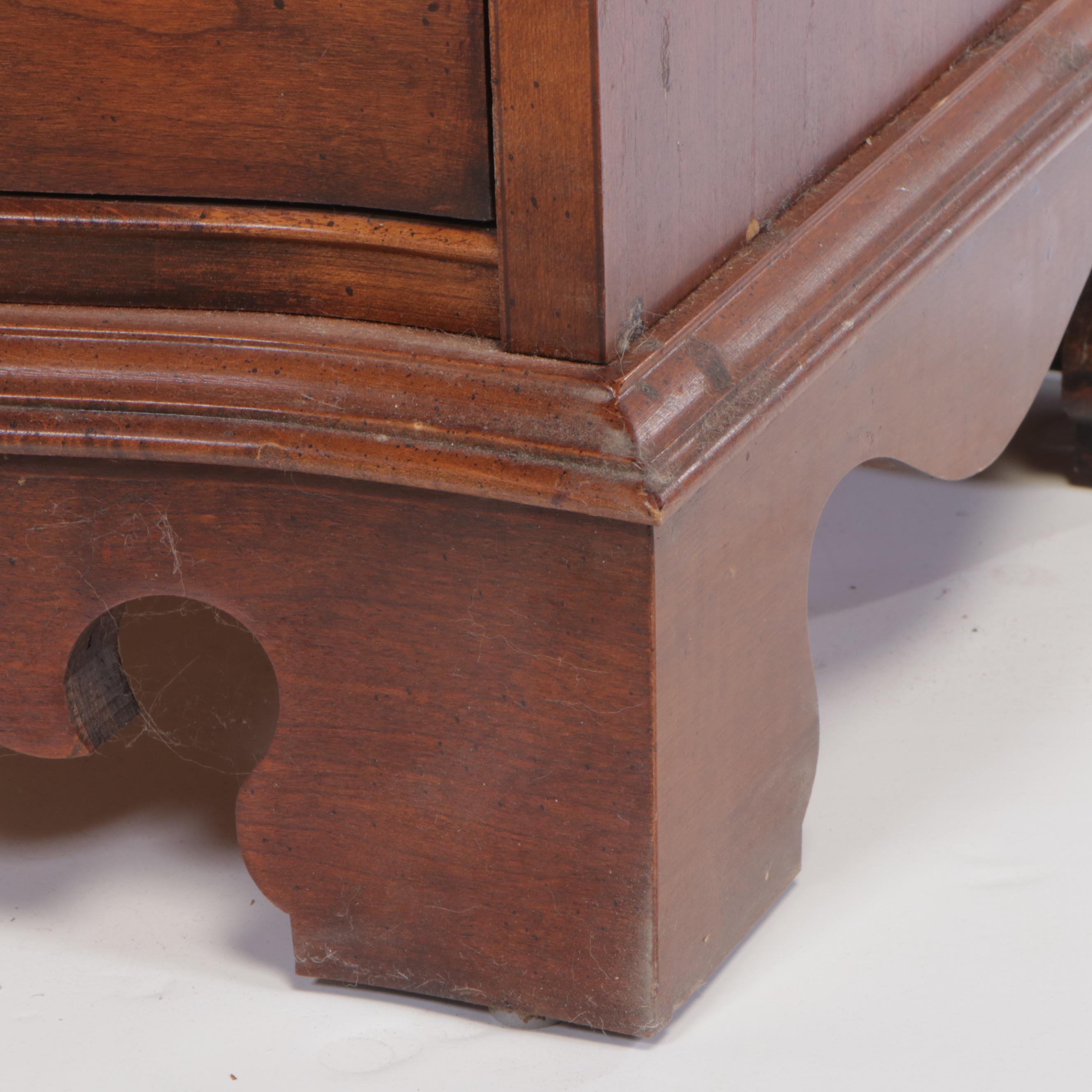 Broyhill "Premier Collections" Federal Style Cherry Three-Drawer Side Table