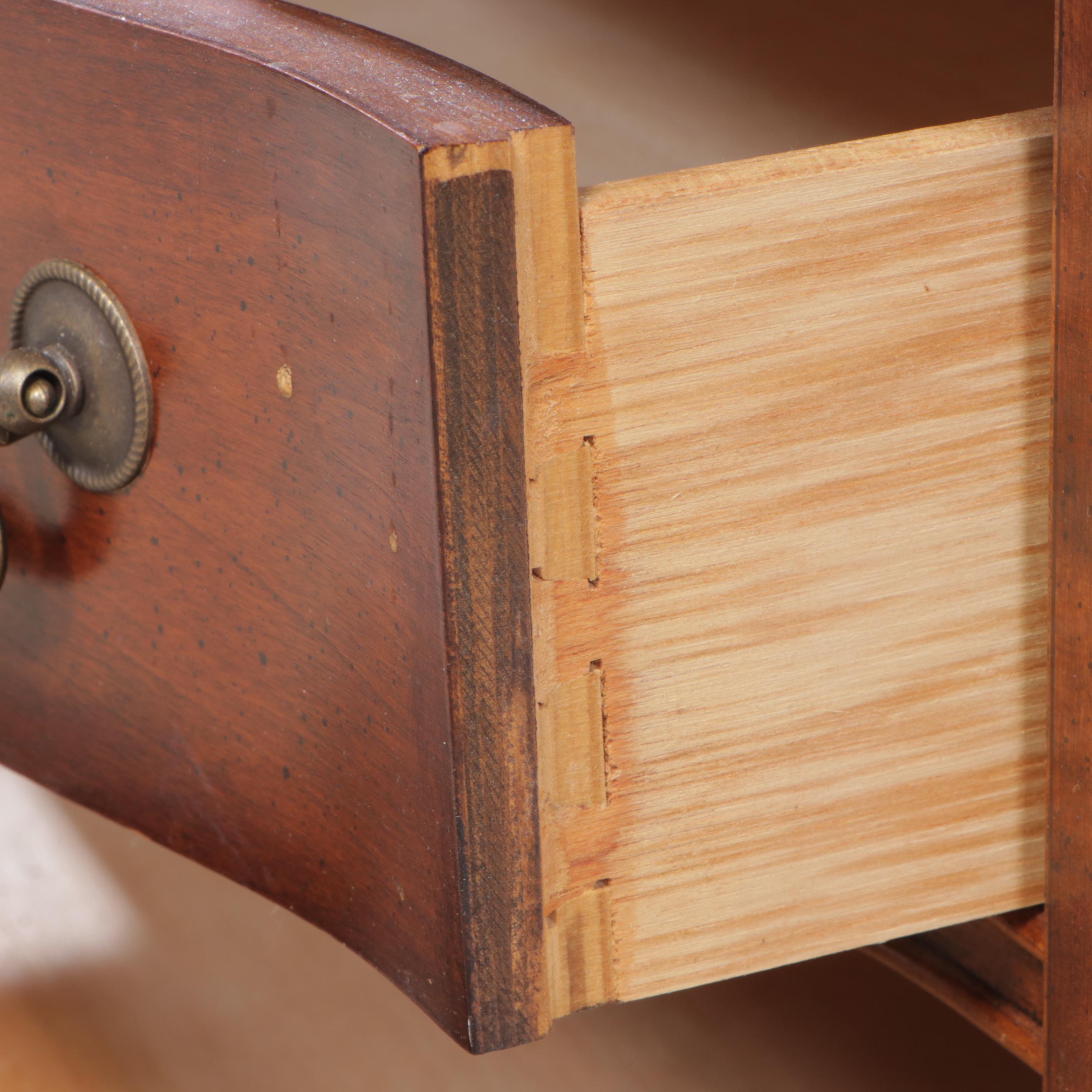 Broyhill "Premier Collections" Federal Style Cherry Three-Drawer Side Table