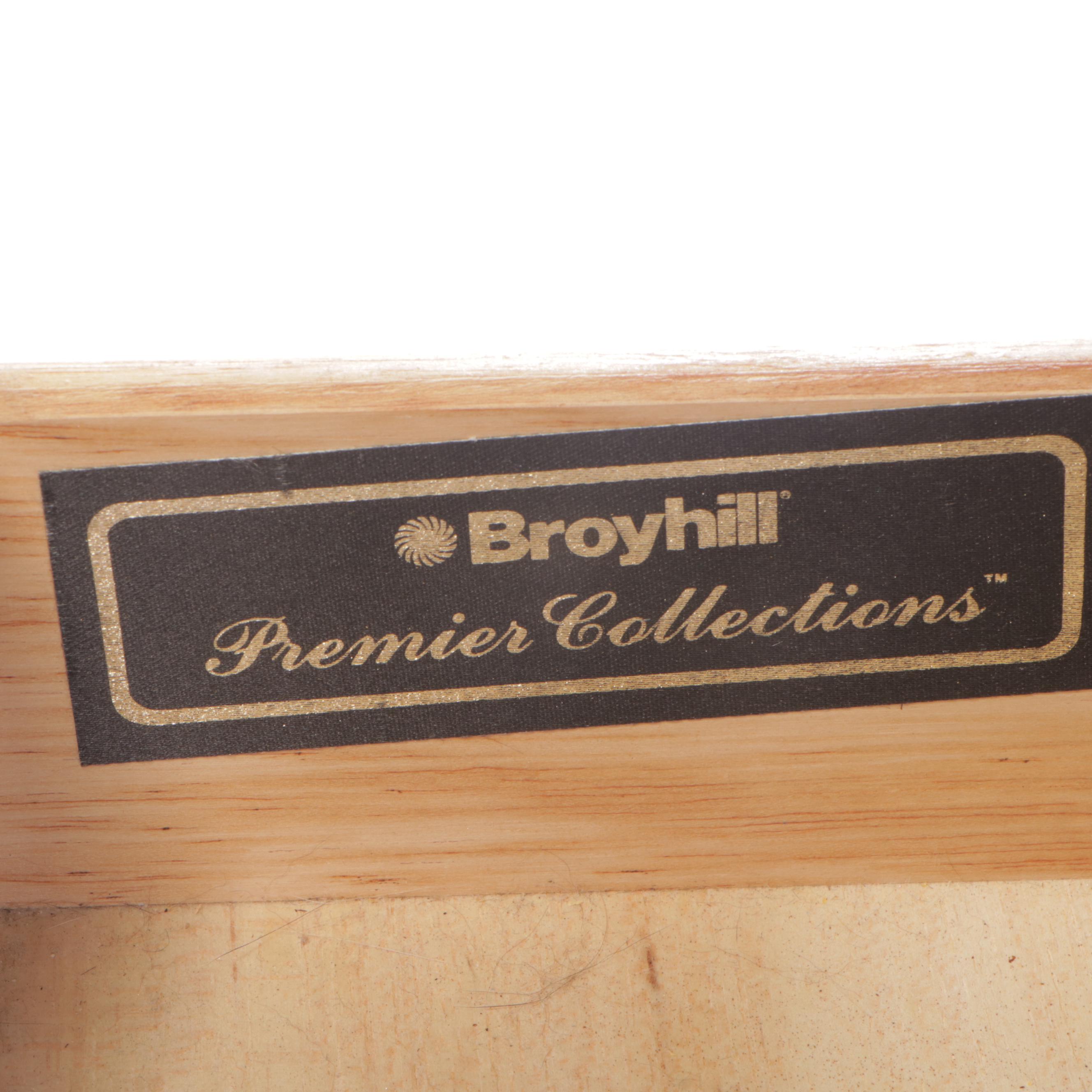 Broyhill "Premier Collections" Federal Style Cherry Three-Drawer Side Table