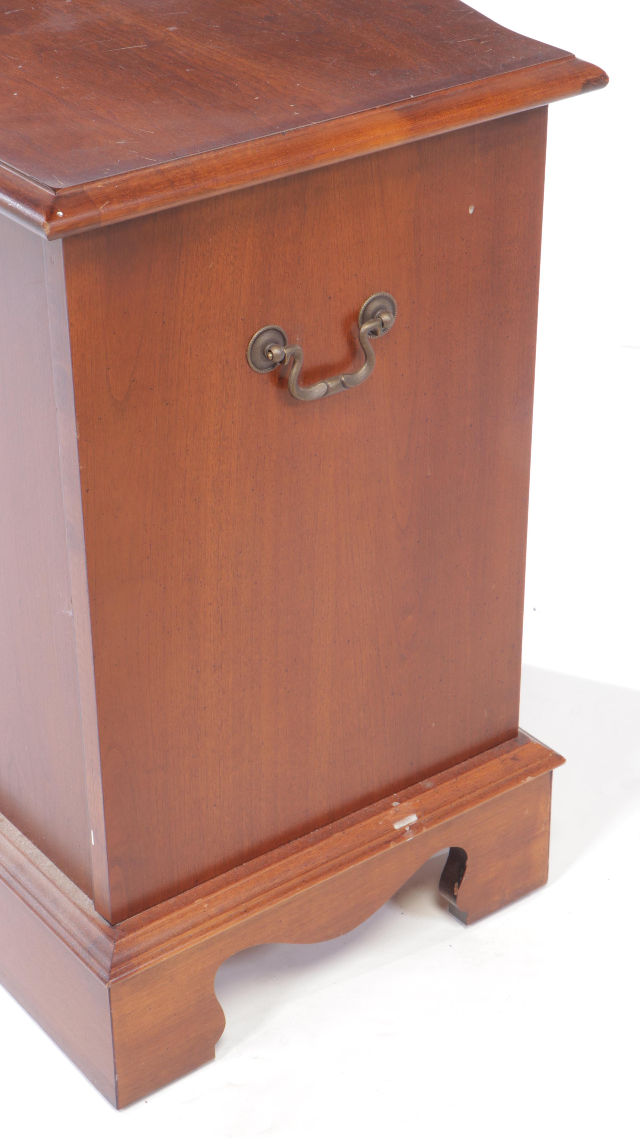 Broyhill "Premier Collections" Federal Style Cherry Three-Drawer Side Table