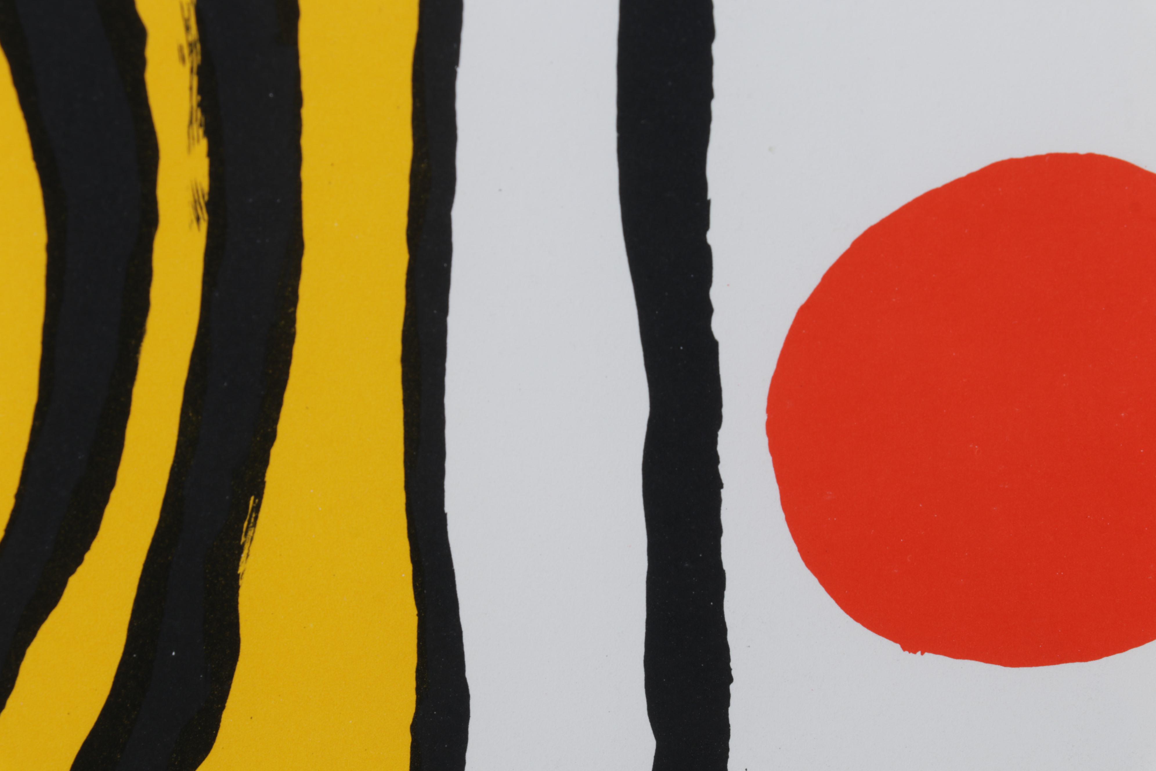 Alexander Calder Color Lithograph for "Derrière le Miroir," 1971