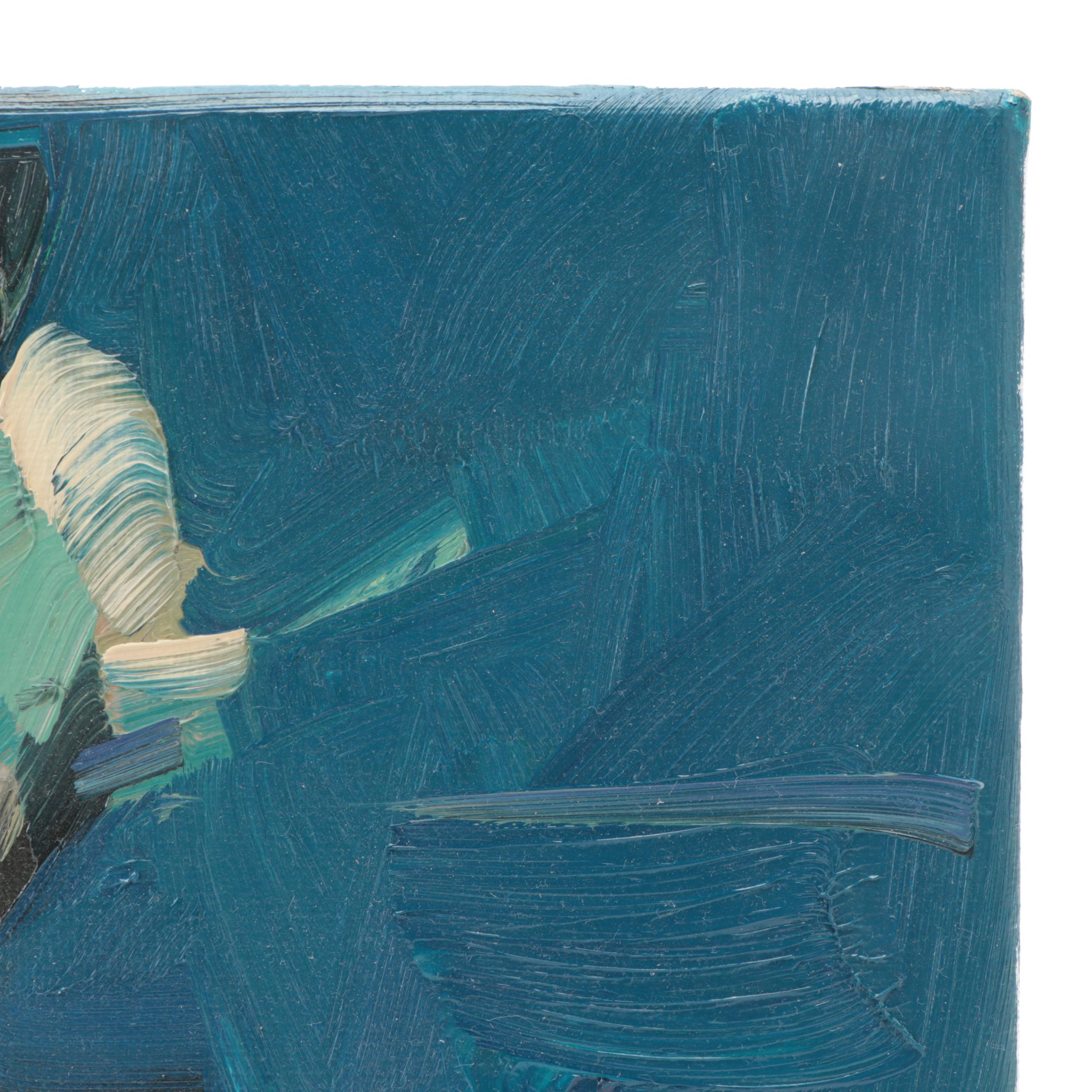 Jose Trujillo Oil Painting "The Glass Vase" 2021