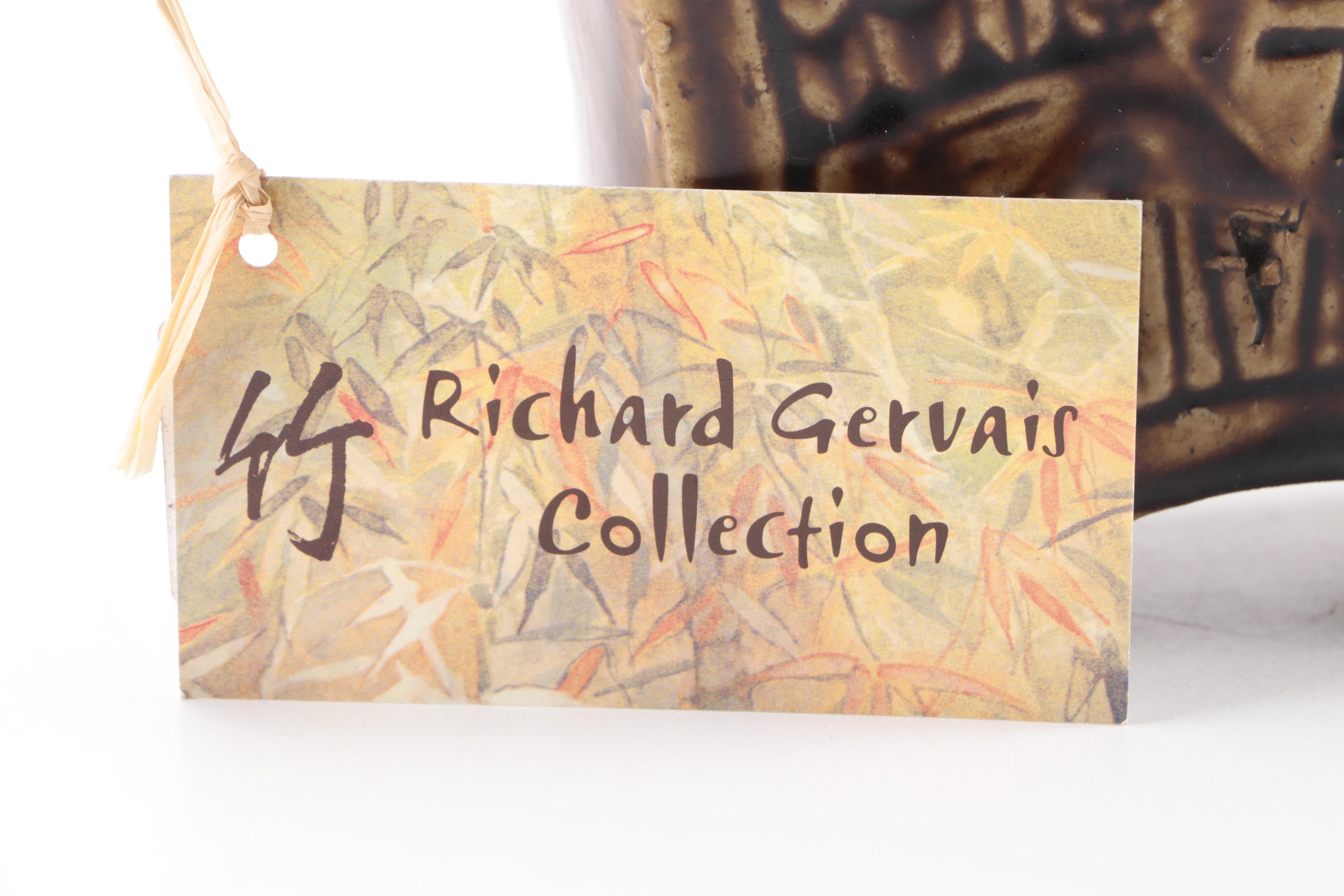 Chinese Brown Glazed Chopstick Holder, Mid to Late 19th Century