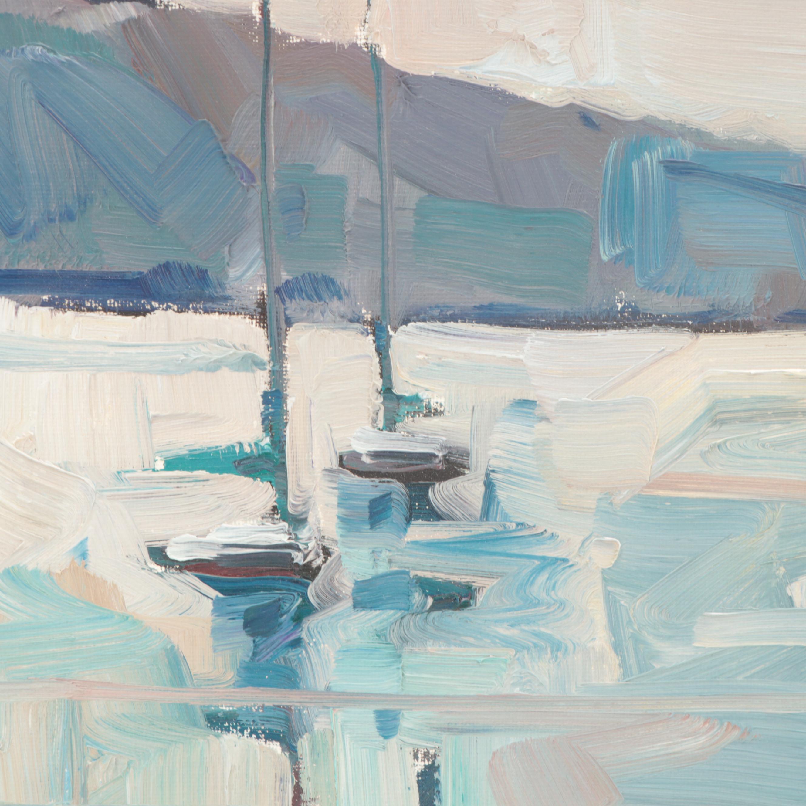 Jose Trujillo Oil Painting "Quiet Waters" 2021