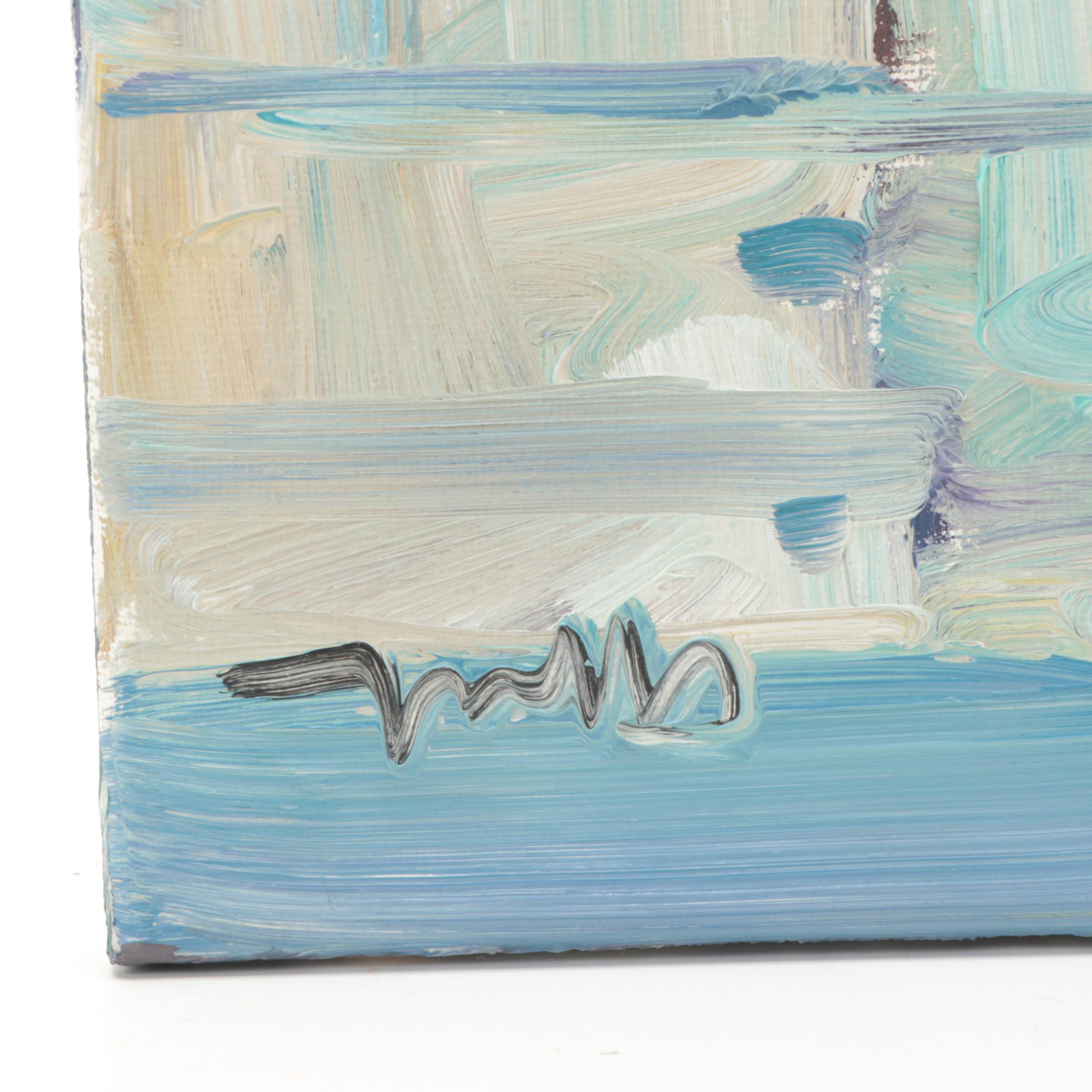 Jose Trujillo Oil Painting "Quiet Waters" 2021