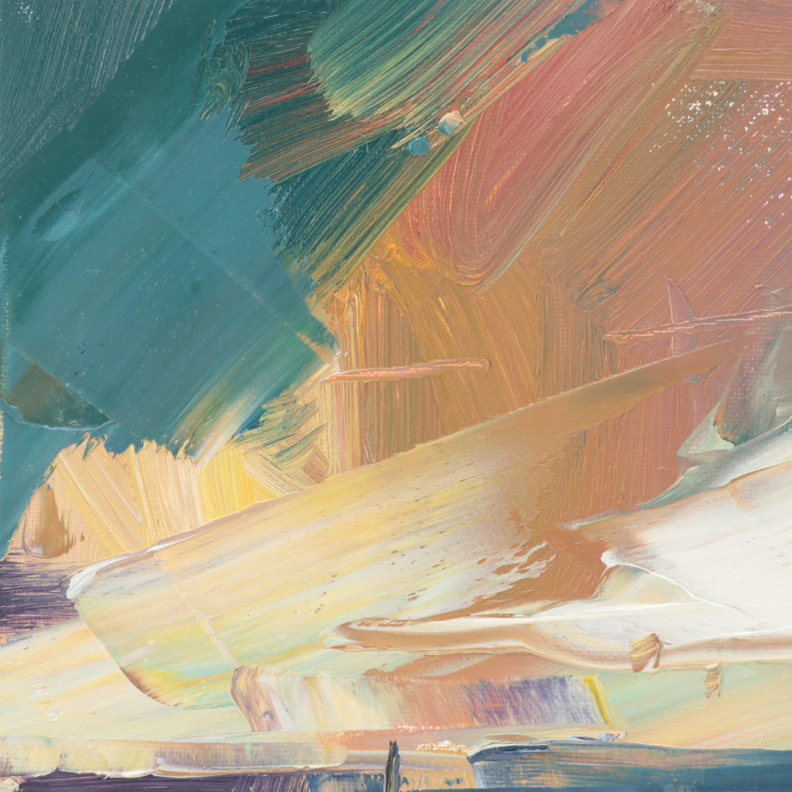 Jose Trujillo Oil Painting "Sunset Sail," 2020