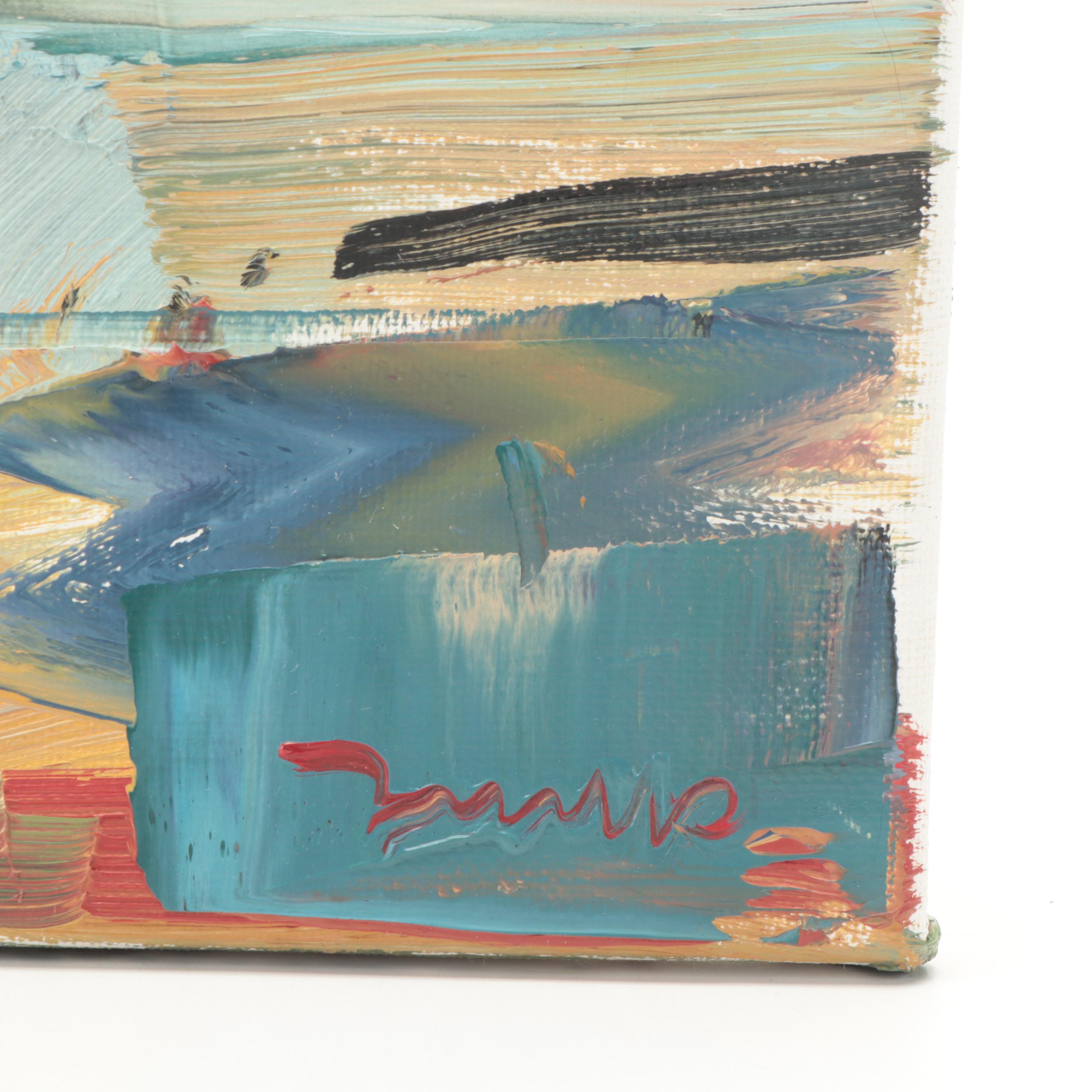 Jose Trujillo Oil Painting "Sunset Sail," 2020