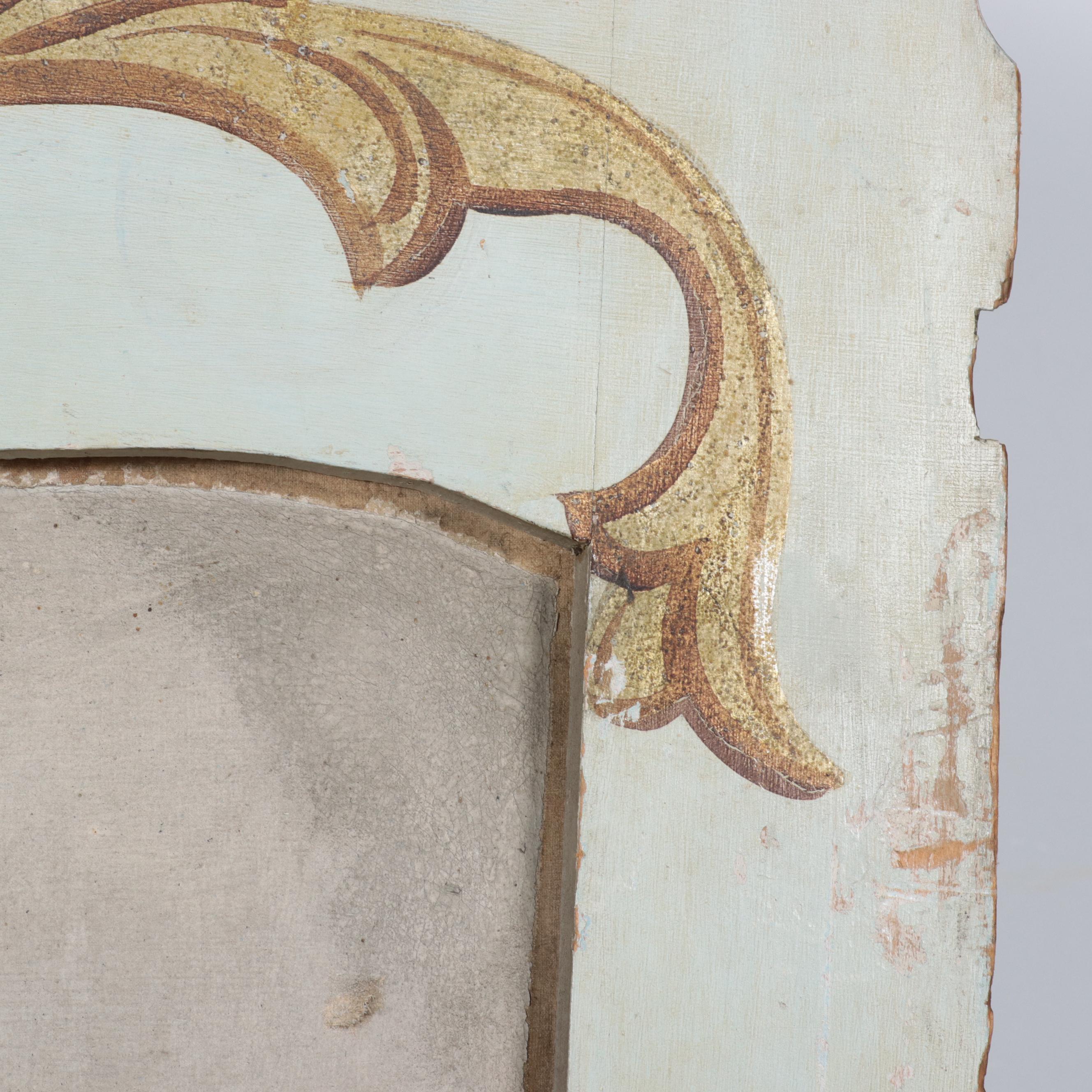 Landscape Oil Painting Circus Carousel Panels, 1909