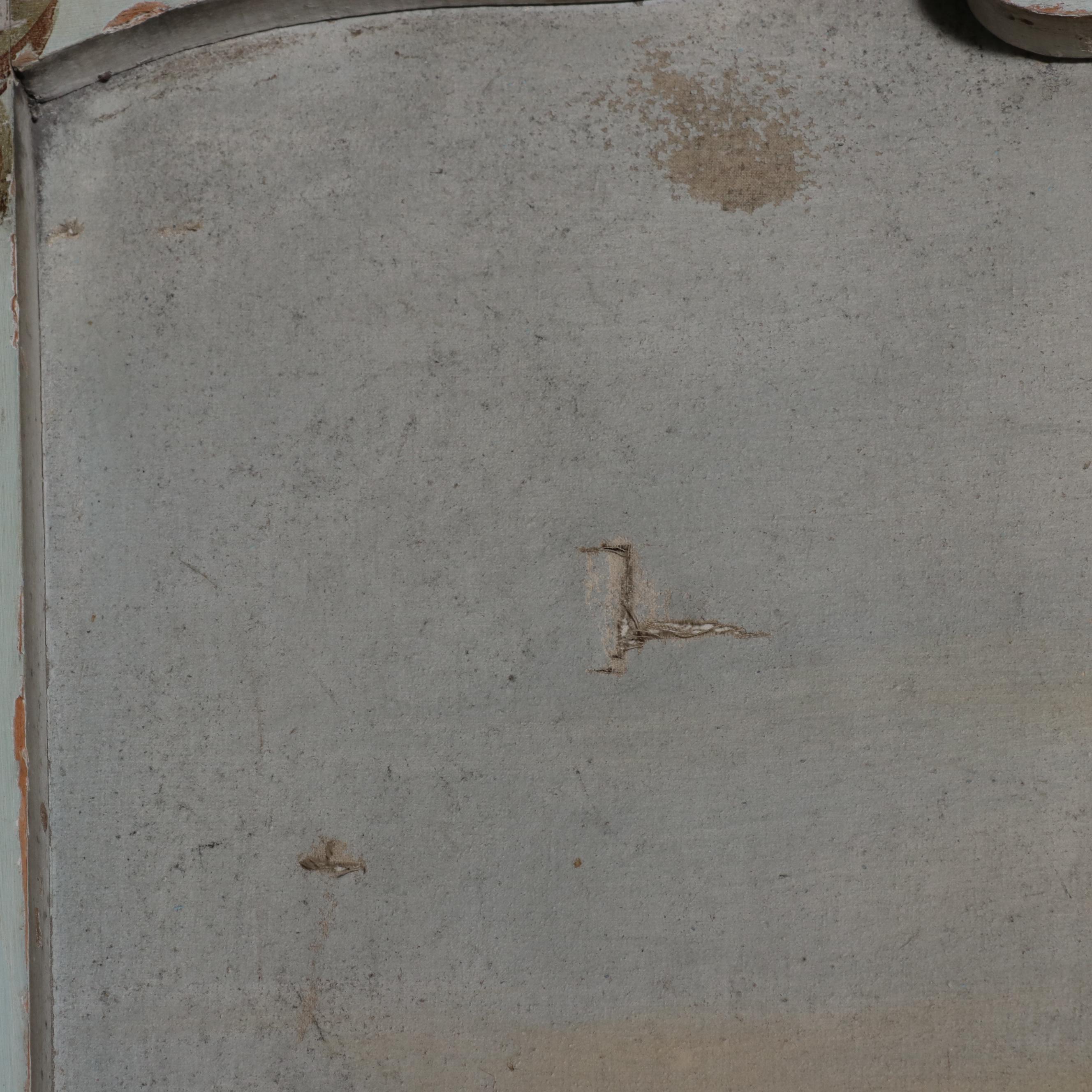 Landscape Oil Painting Circus Carousel Panels, 1909